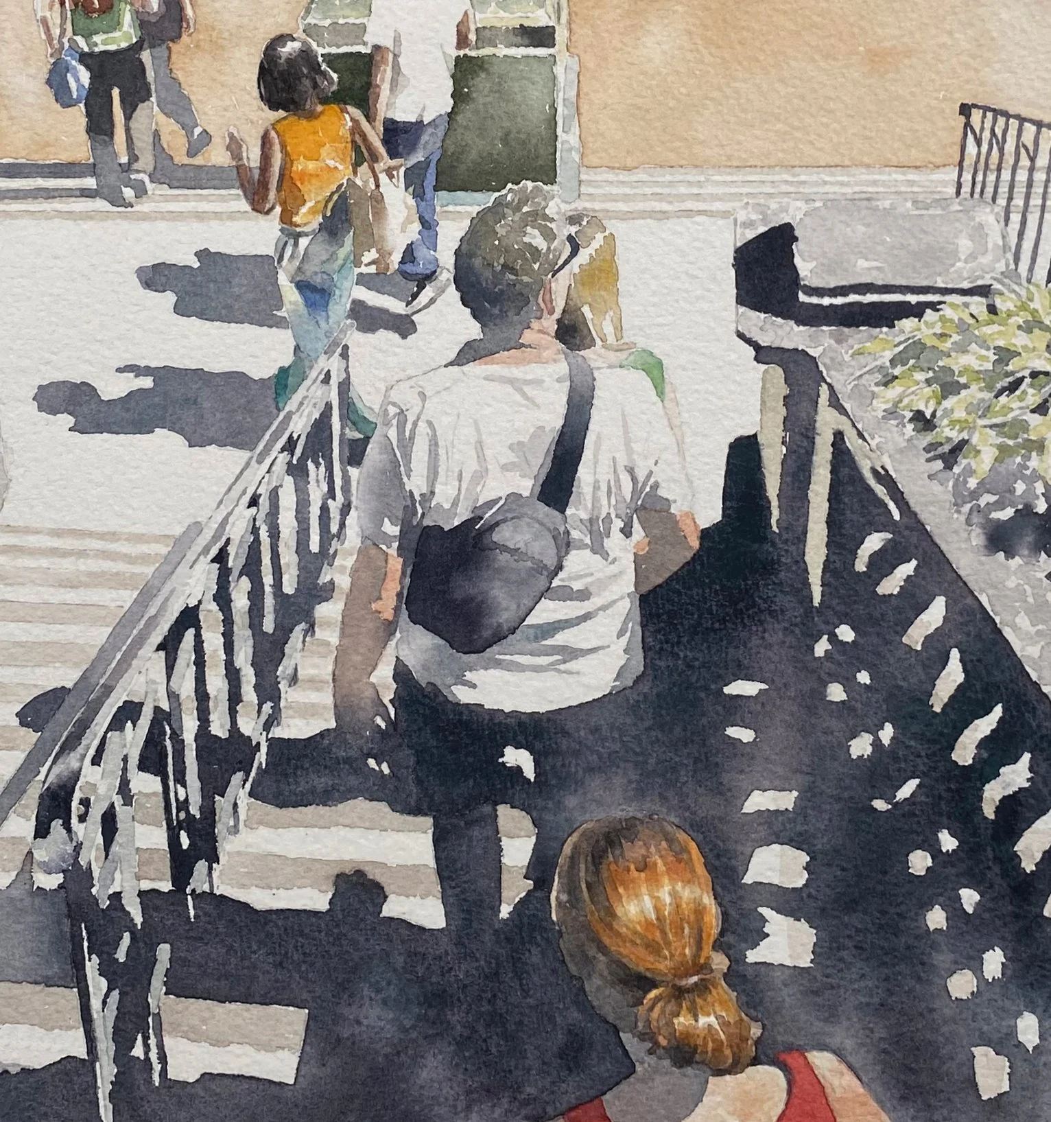 Steps Descending (h: 22cm x w: 22cm)