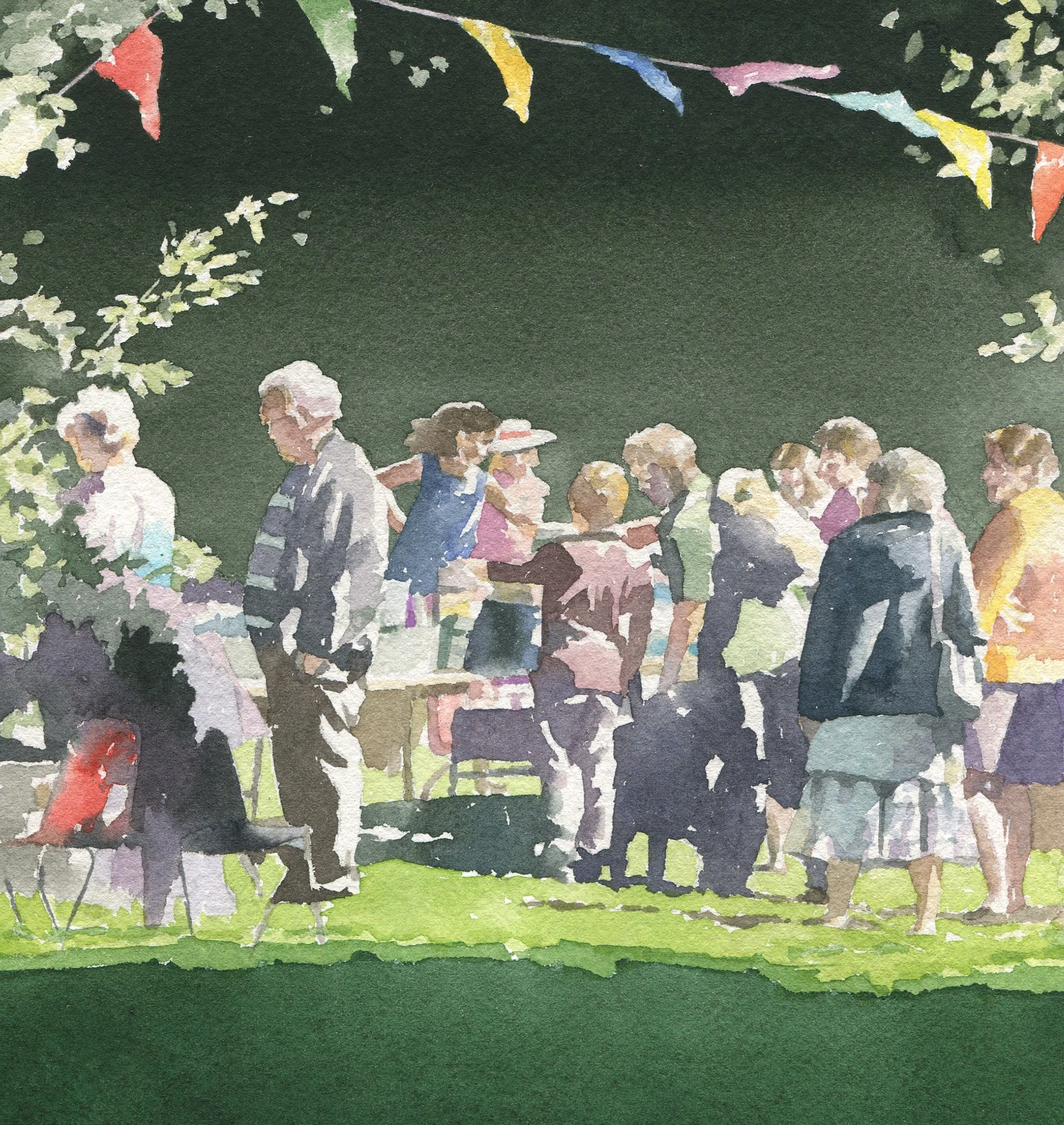 Fete at Acrise (h:23cm x w:22)