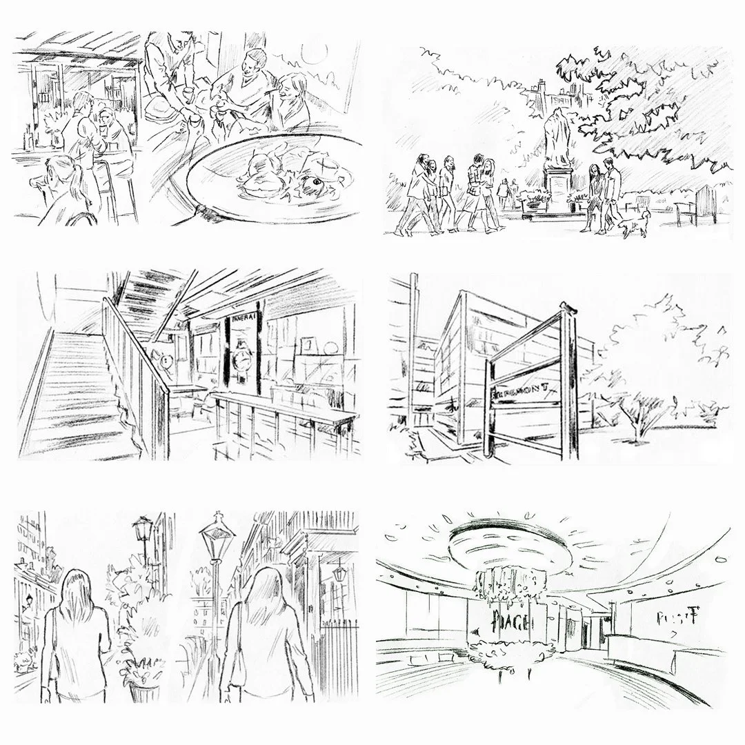 Property developer concept sketches