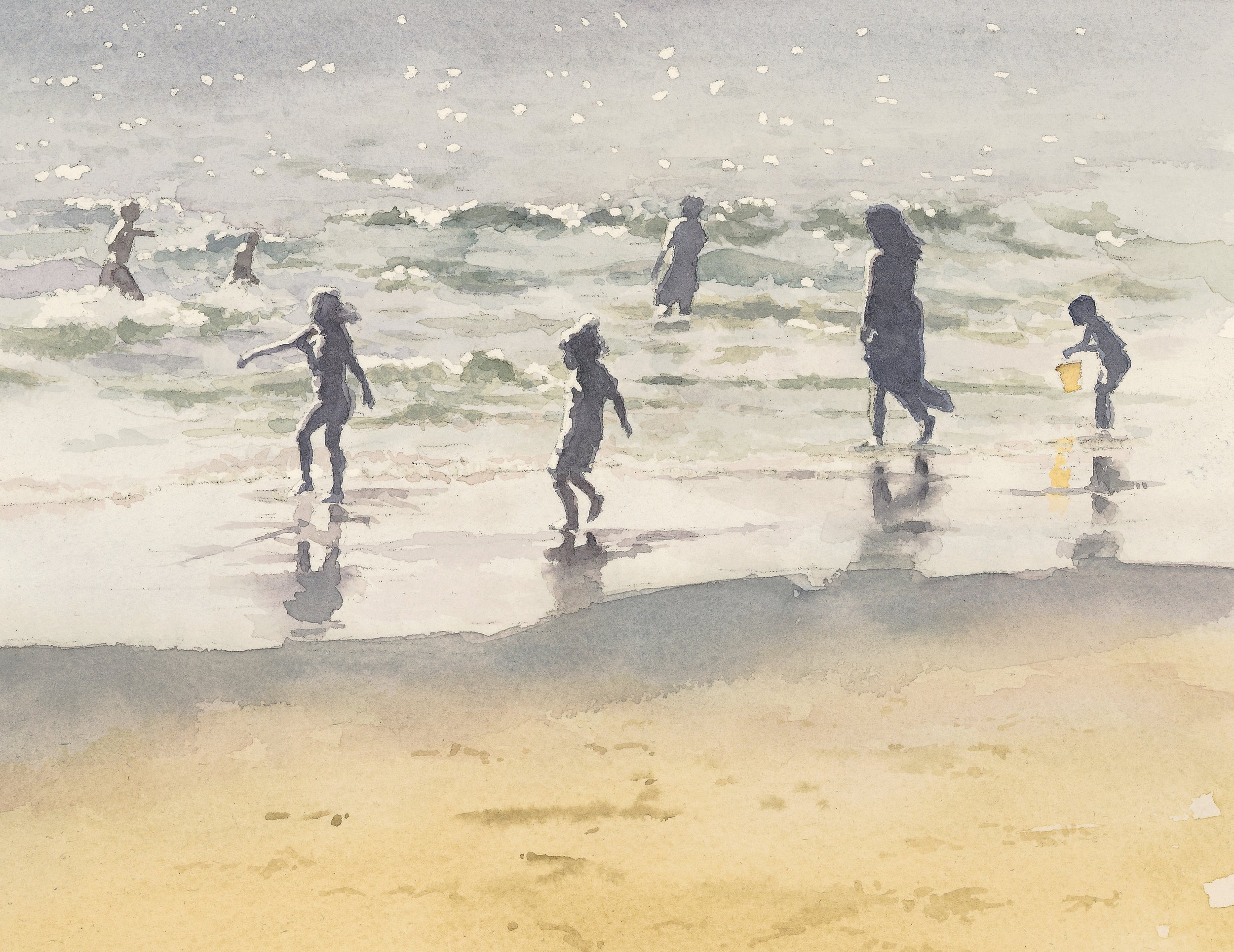 Beach Figures II (h:18cm x w:27)