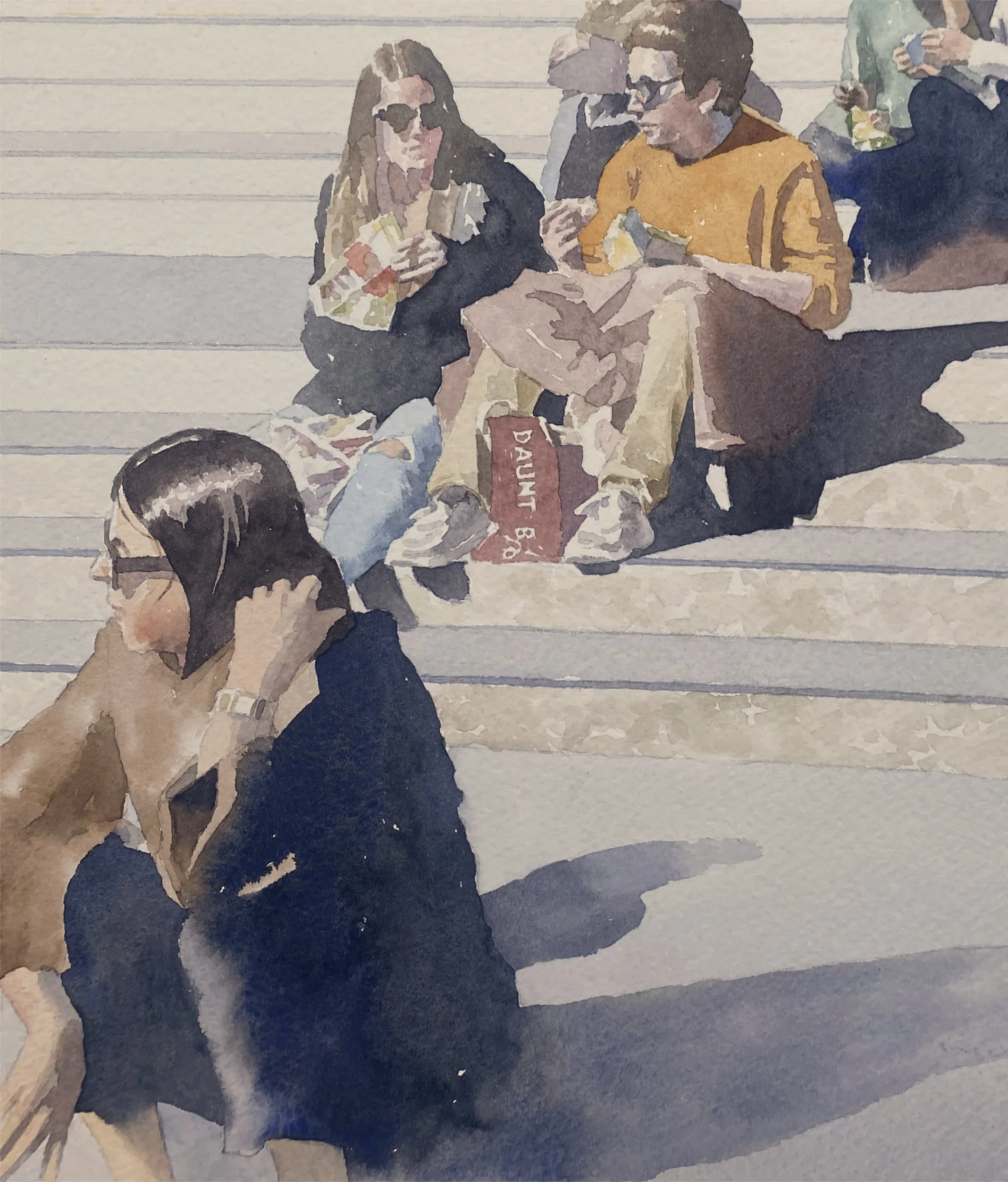Lunch on the Steps (h: 23.5cm x 20)
