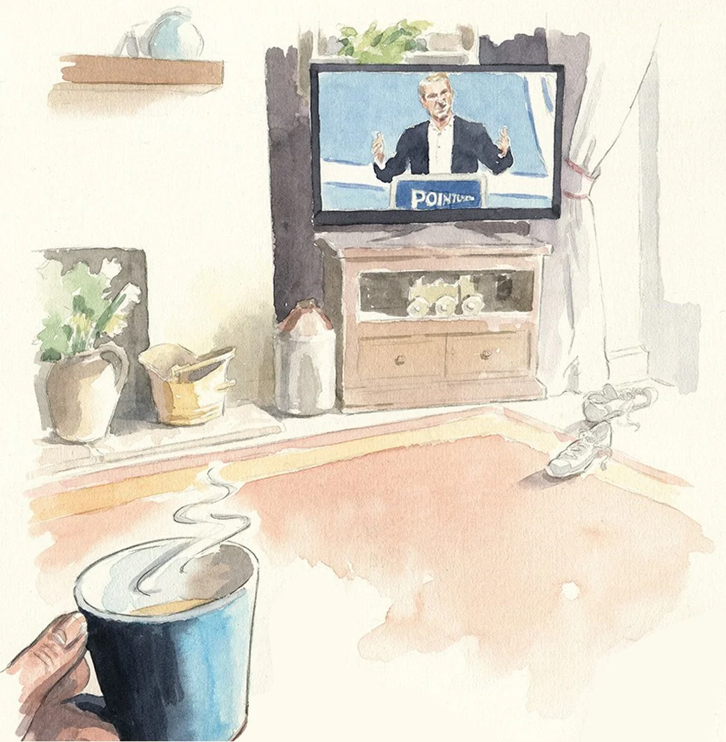 Watercolour Sketch: Lockdown April 2020