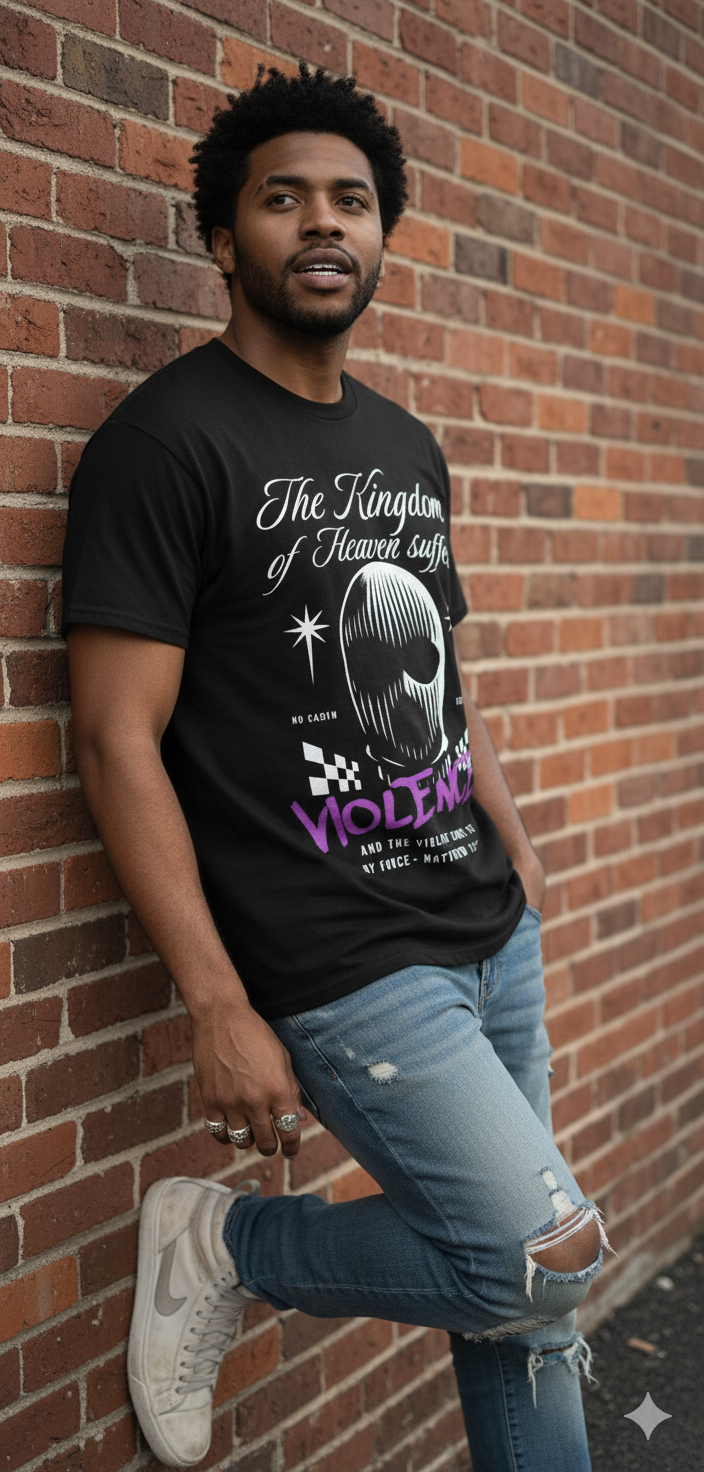 Kingdom of Heaven" Graphic Tee – Faith Streetwear T-Shirt