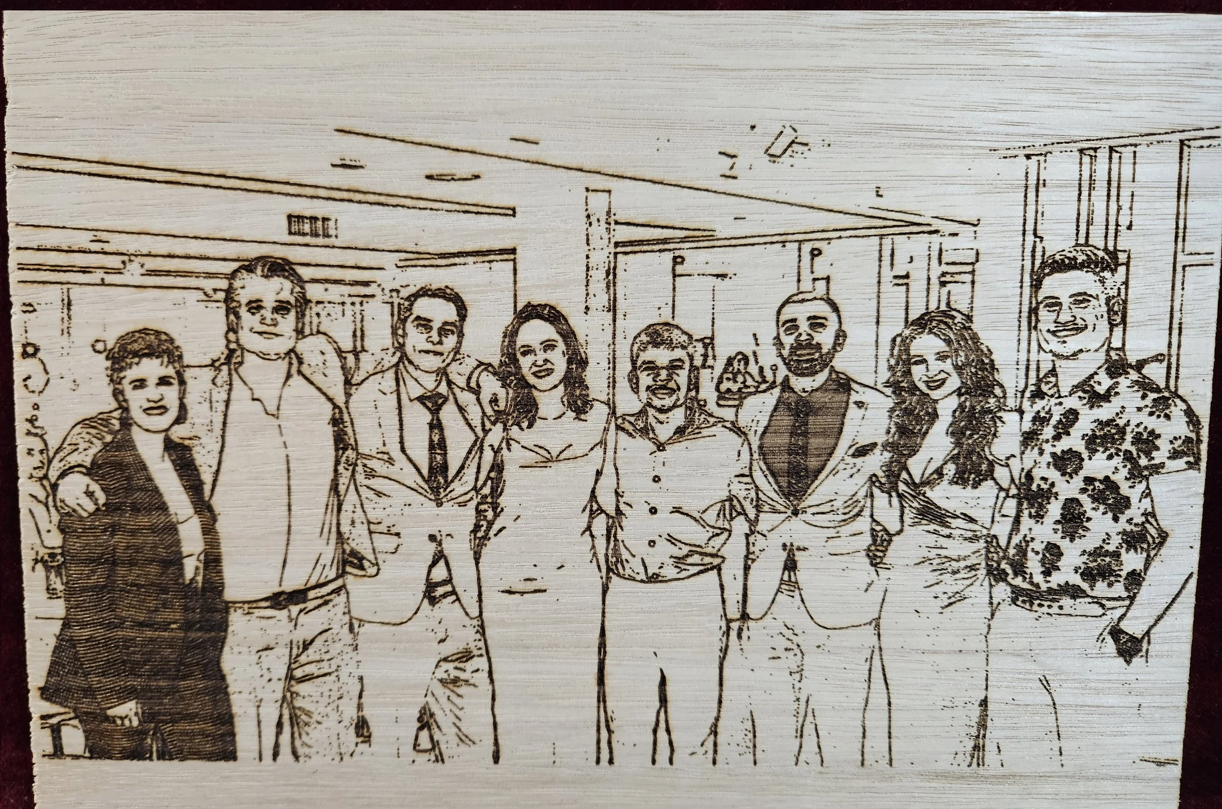 Draft of Friends at a Wedding