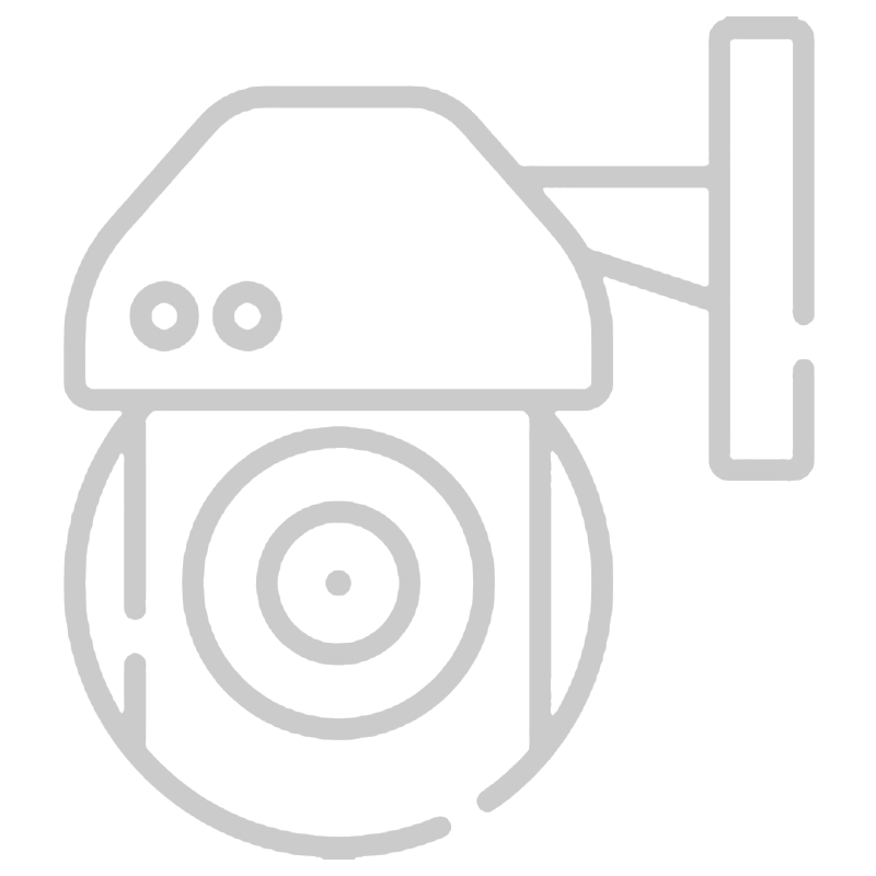Outline icon of a siren or emergency alarm with a loudspeaker on top and a circular speaker below.