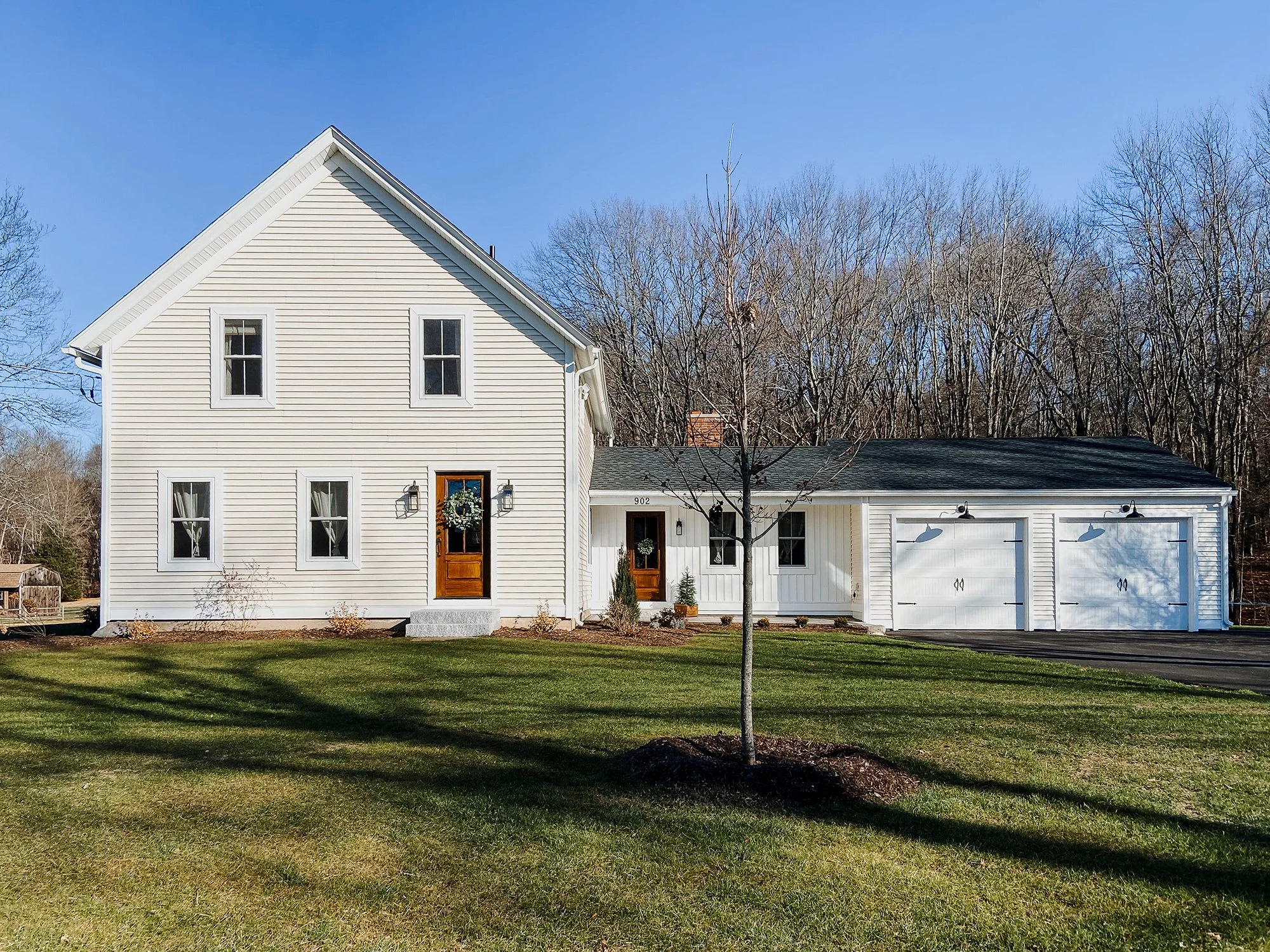 Outside of a 1890 Restored Farmhouse