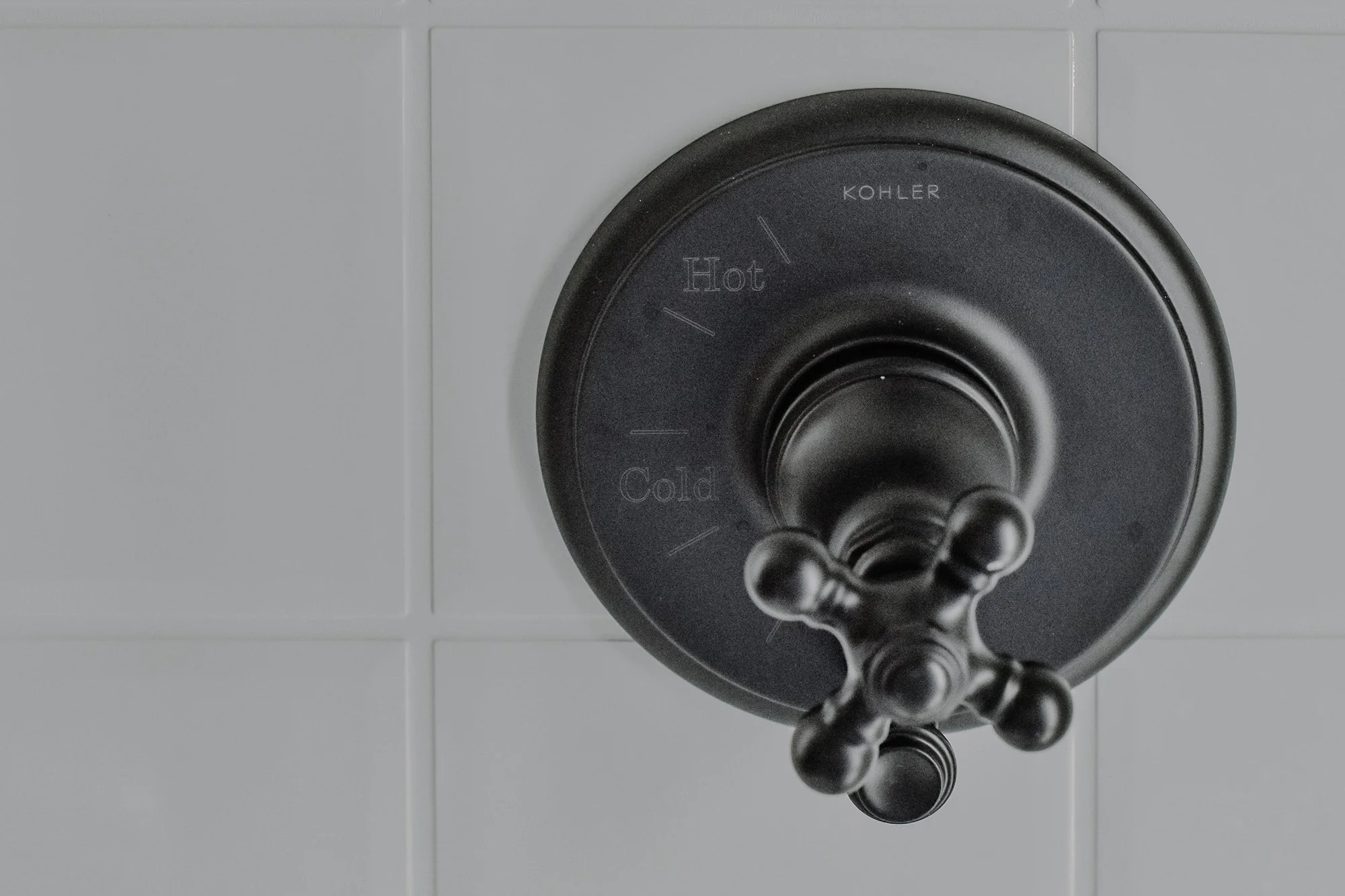 rustic modern farmhouse bathroom shower with modern fixtures 