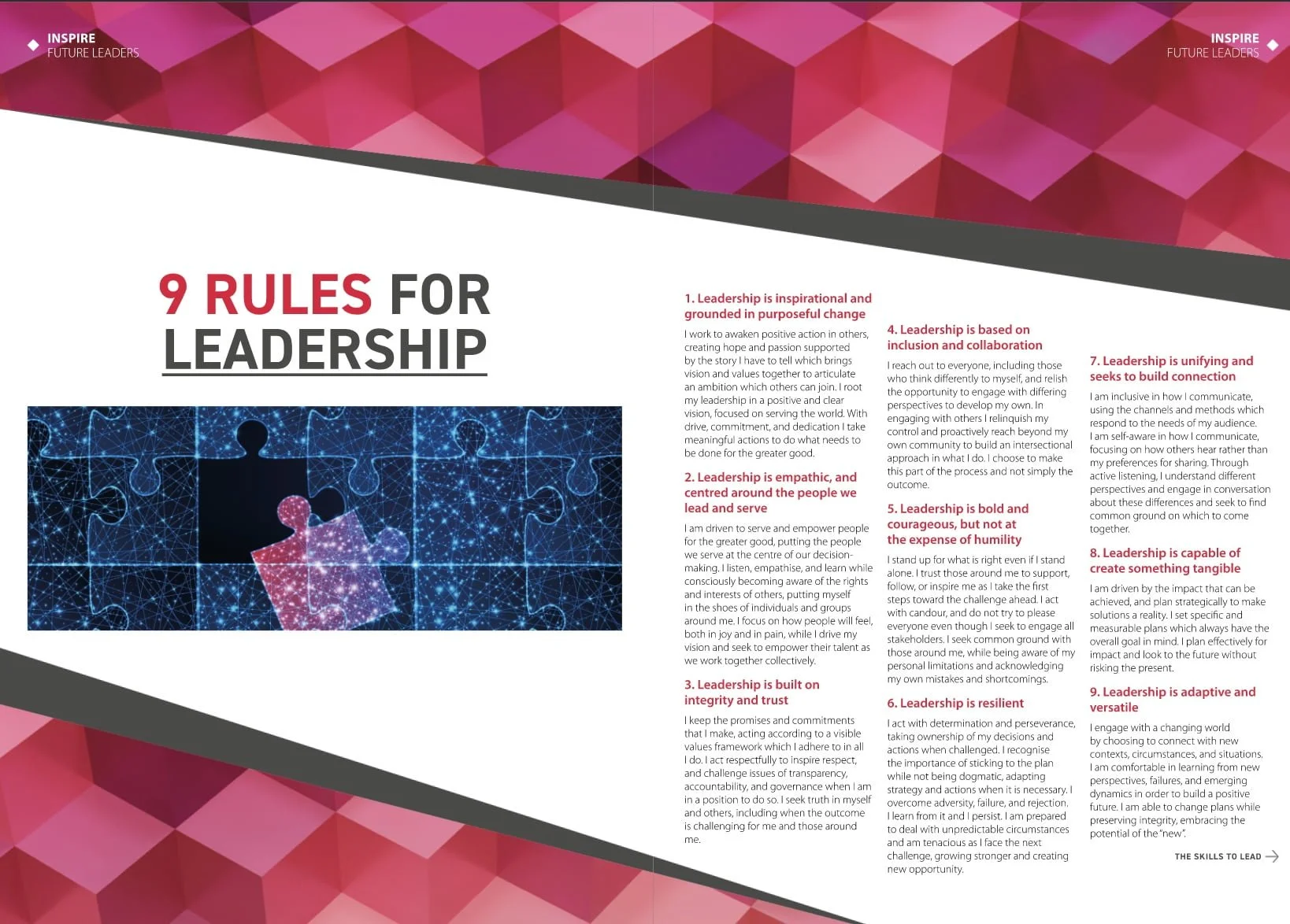 Nine Rules for Leadership