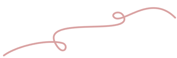 A pink string or wire forming a looping, curved line with no other objects visible.