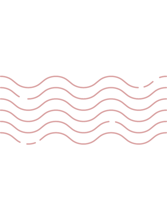 Pink wavy lines on a black background.