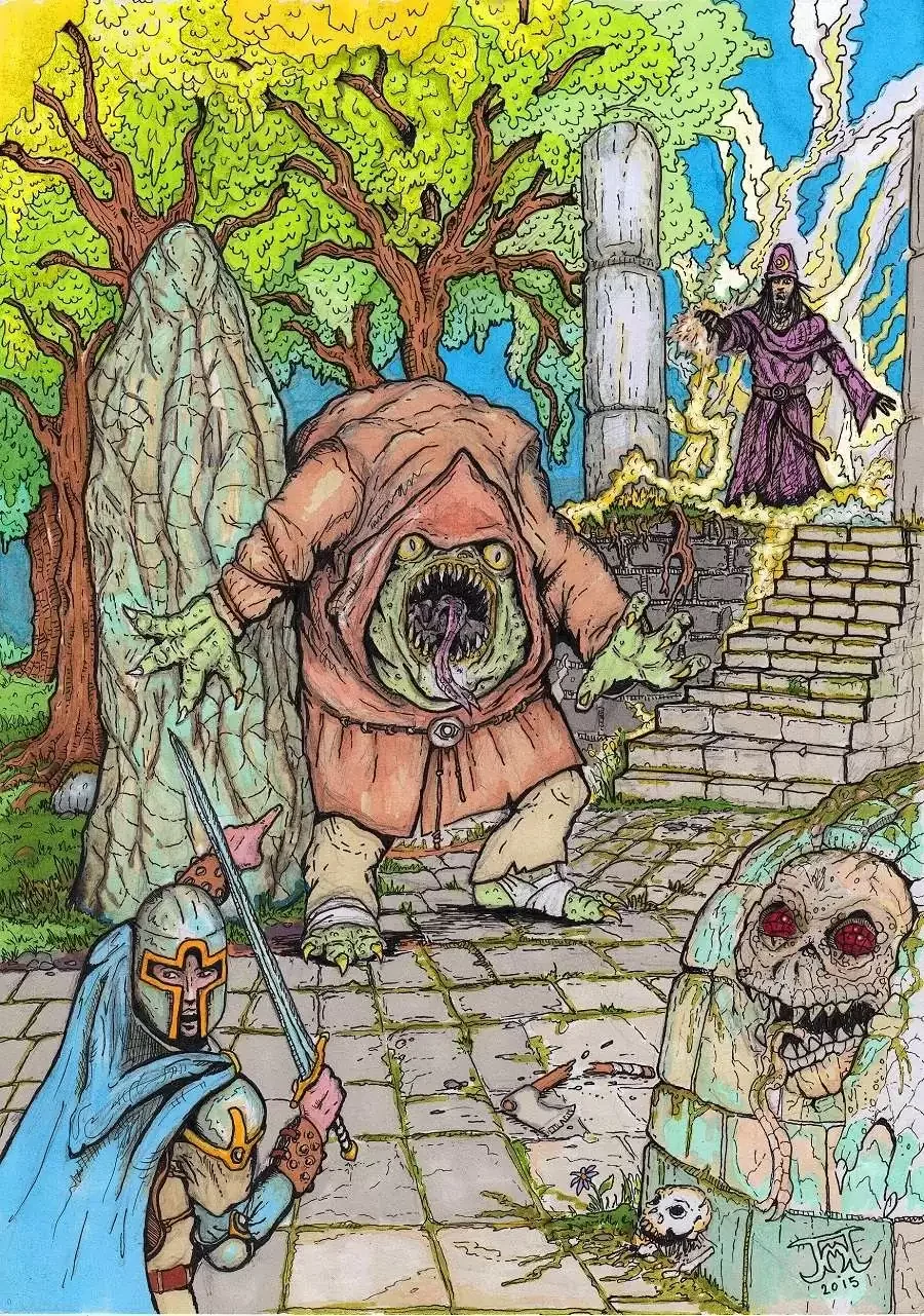 Several leagues off the main road is a portal to the realm of fairy; a ring of standing stones resting in a clearing surrounded by ancient trees. Once a year, from the full moon to the next full moon, this portal opens and allows the fairies to cross