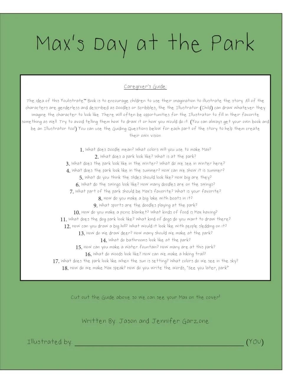 Max's Day in the Park: A Youlistrate™ Book
