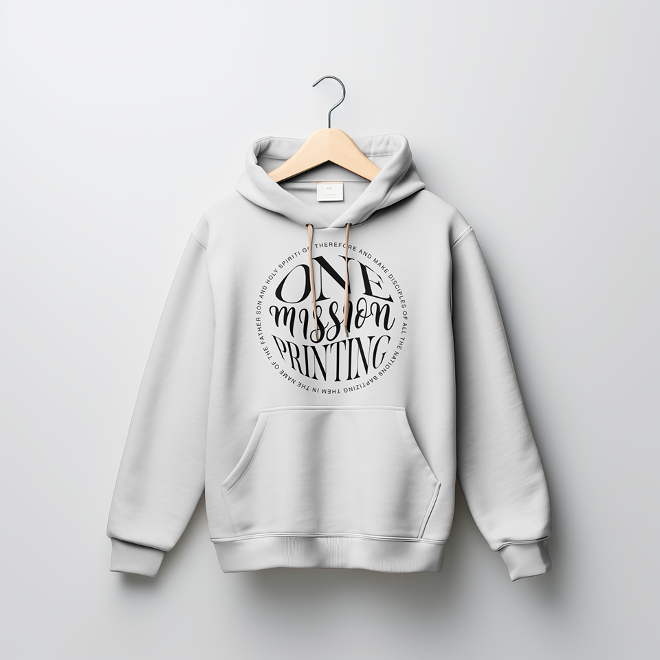 One Mission Printing Hoodie