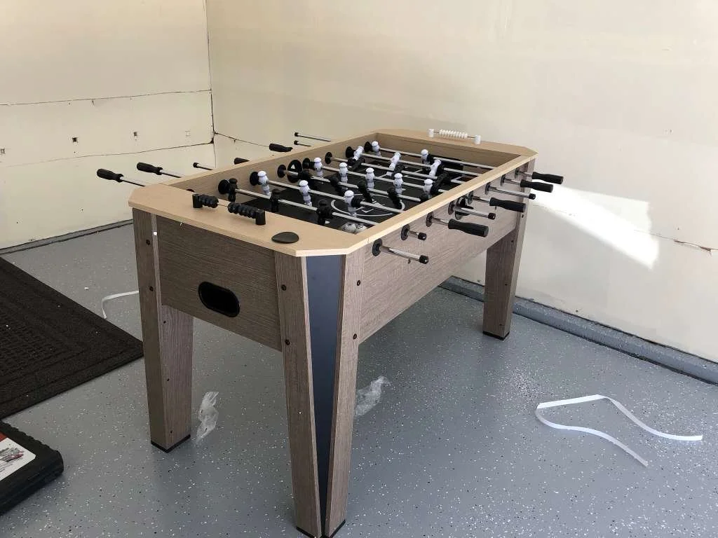 MZ Assembly foosball table assembly