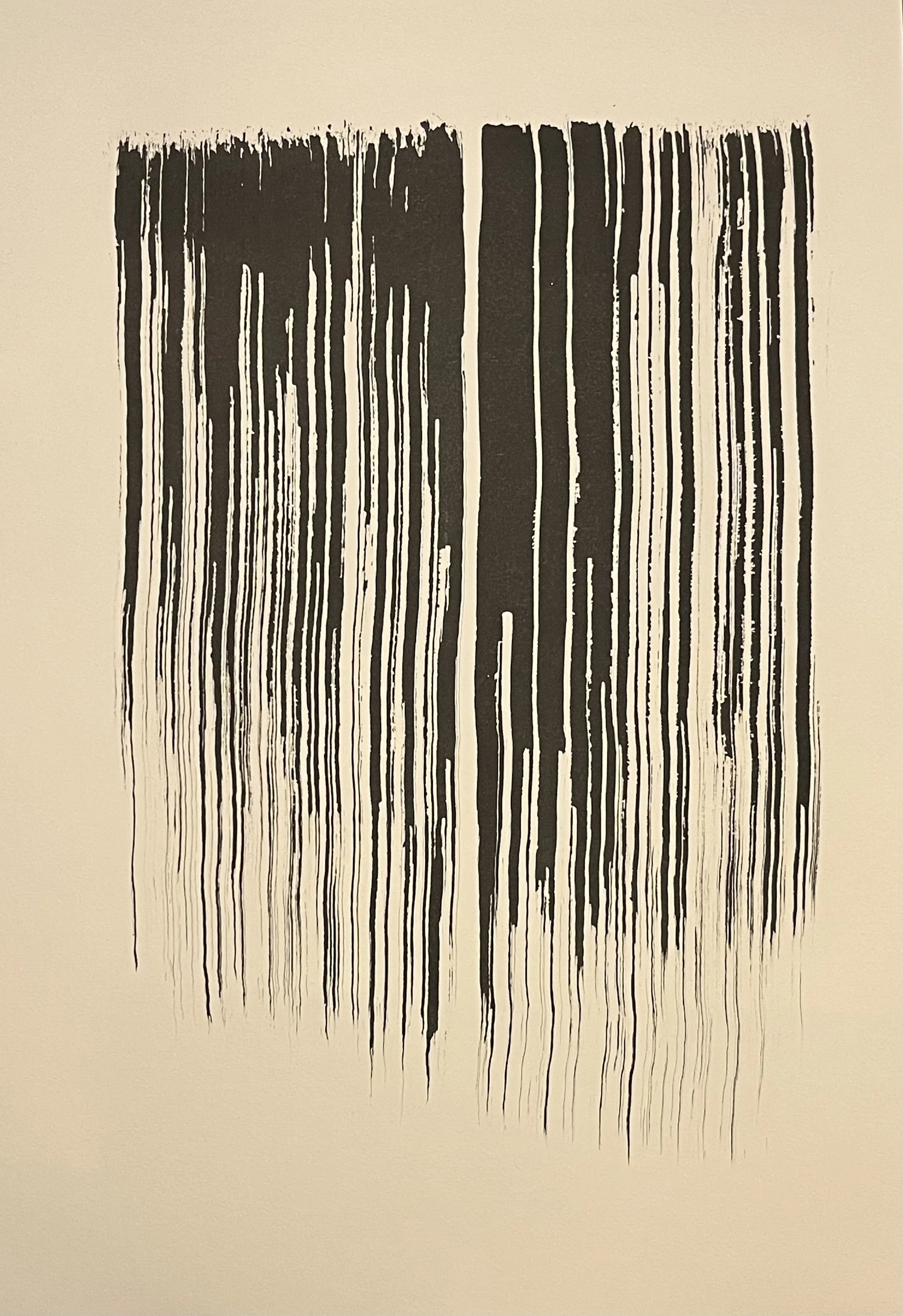 "forever rain 24:2"; sumi inj on paper; 29,7x42 (A3); 2024 -available.