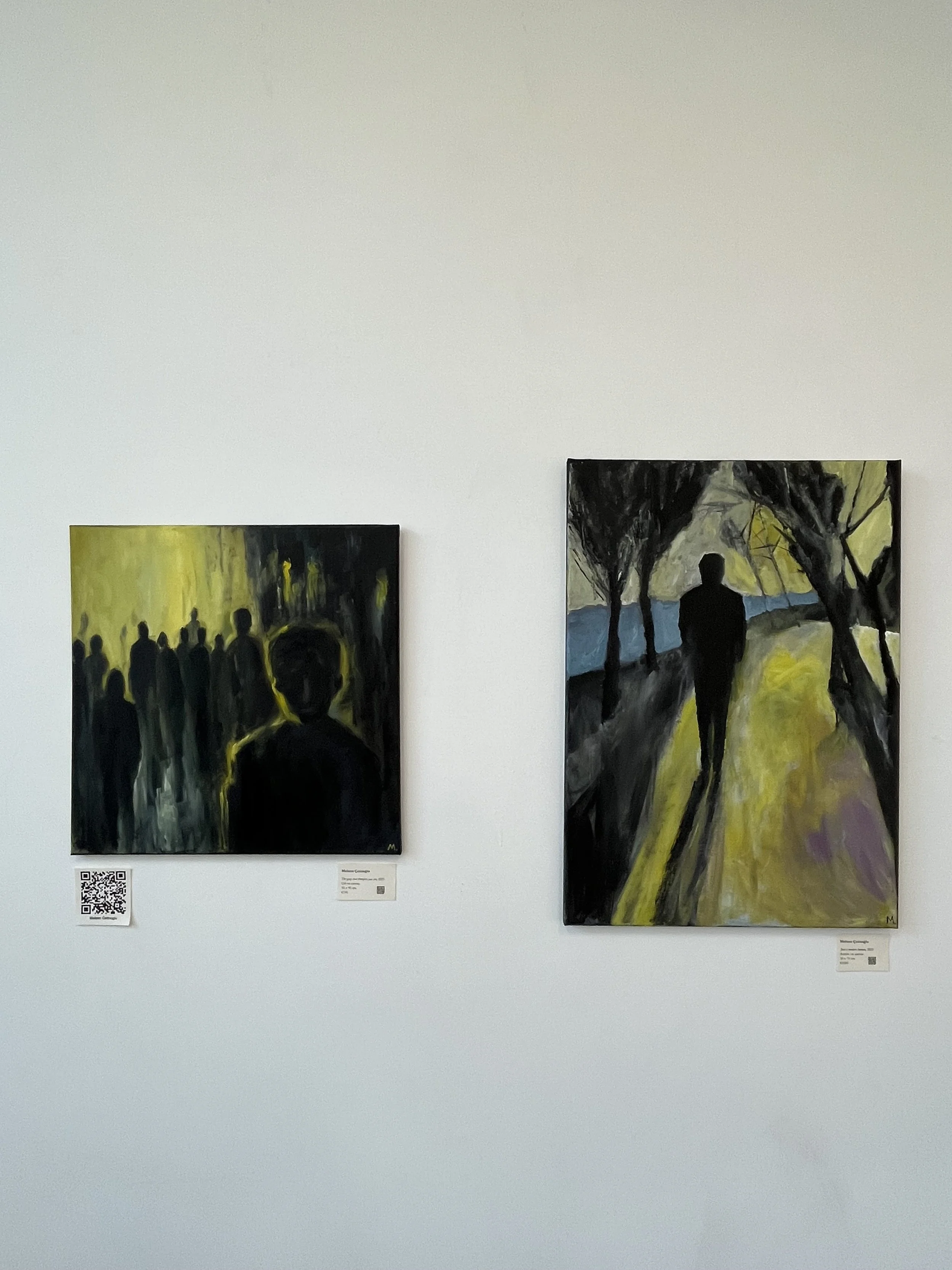 "the gaze that therefore you are" & "just a modern human" by Meltem Cetinoglu