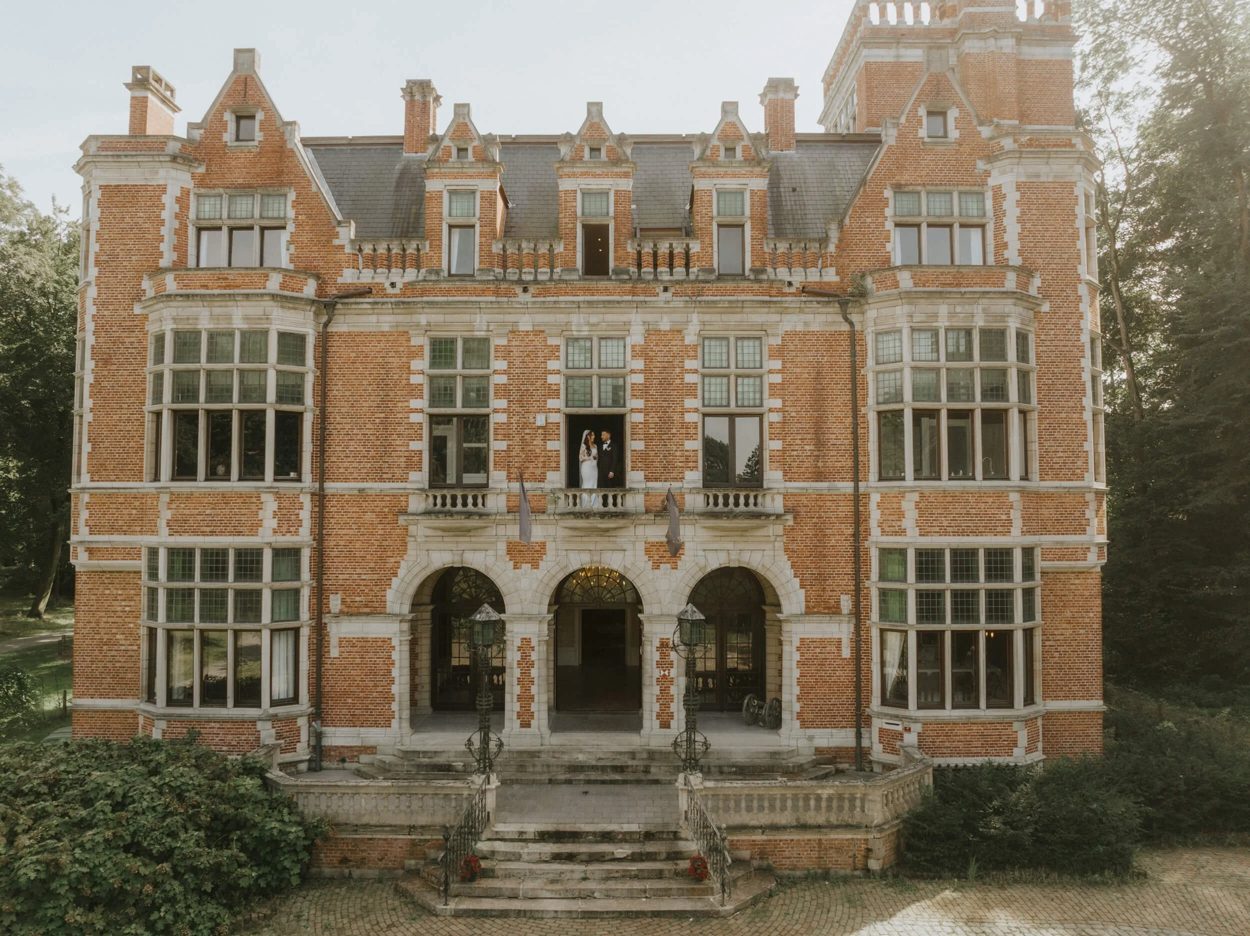 Kasteel Hallehof voor loveshoots en trouwreportages in Antwerpen