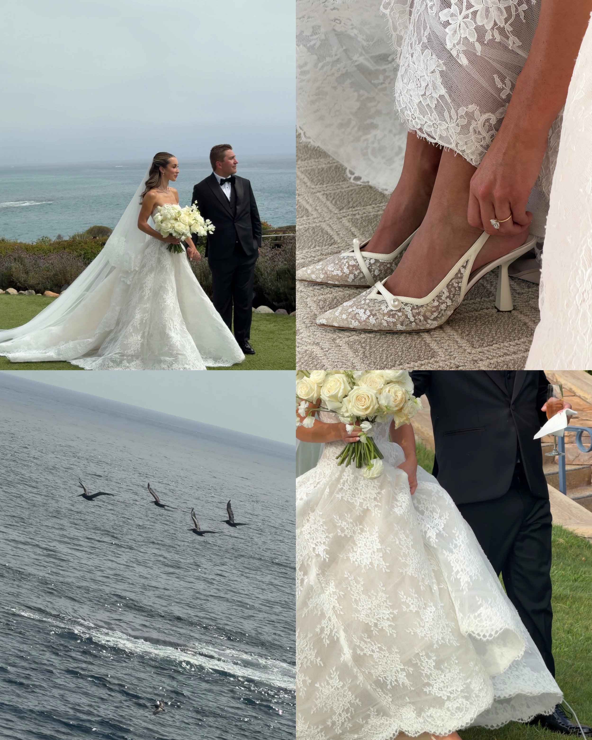 More details

Her in this dress down the aisle 🥹

First look + private vows

A moment for the veil

Exchanging rings

Post-ceremonyportraits 🤍

Everything

The Morgan&rsquo;s
