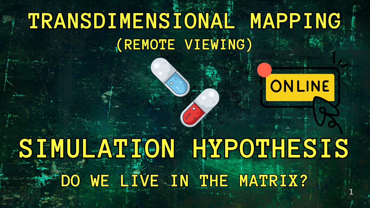 TransDimensional Mapping: Do we live in a Simulation?