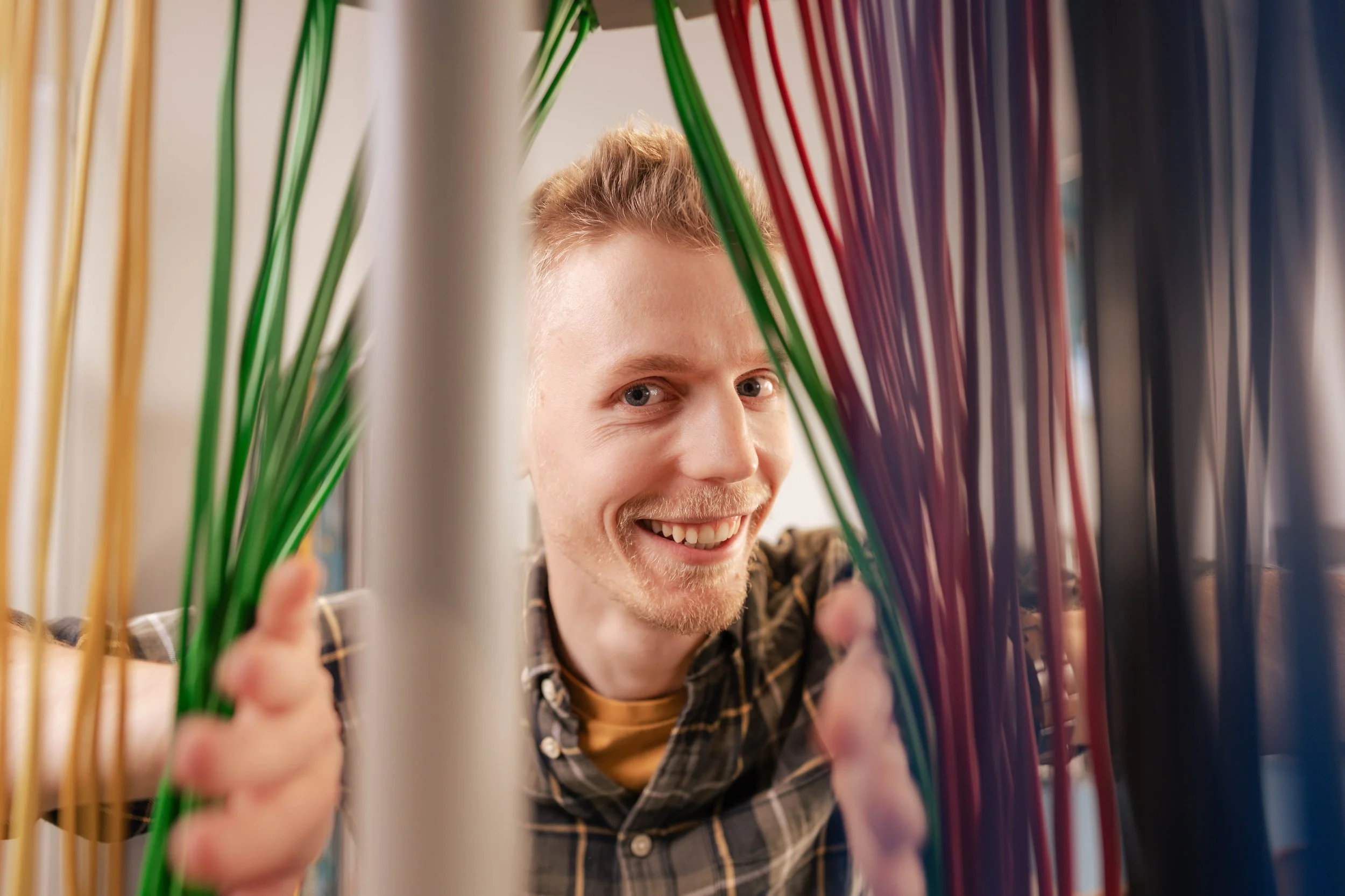 Authentische Business-Fotografie an der FH JOANNEUM – Fabian Hasler fängt den modernen Hochschulalltag für Social Media und PR ein.