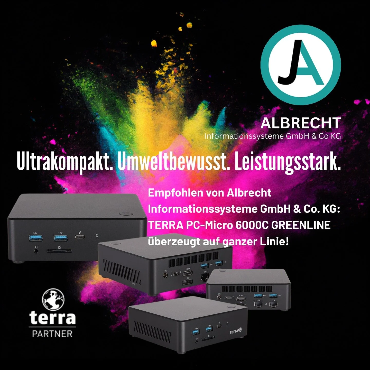#TERRAPC #MicroPC #GreenIT #ITl&ouml;sungen #AlbrechtInformationssysteme #Nachhaltig #Effizient #MadeInGermany #KompaktUndStark
#albrechtis
#wortmannag #itmussbegeistern