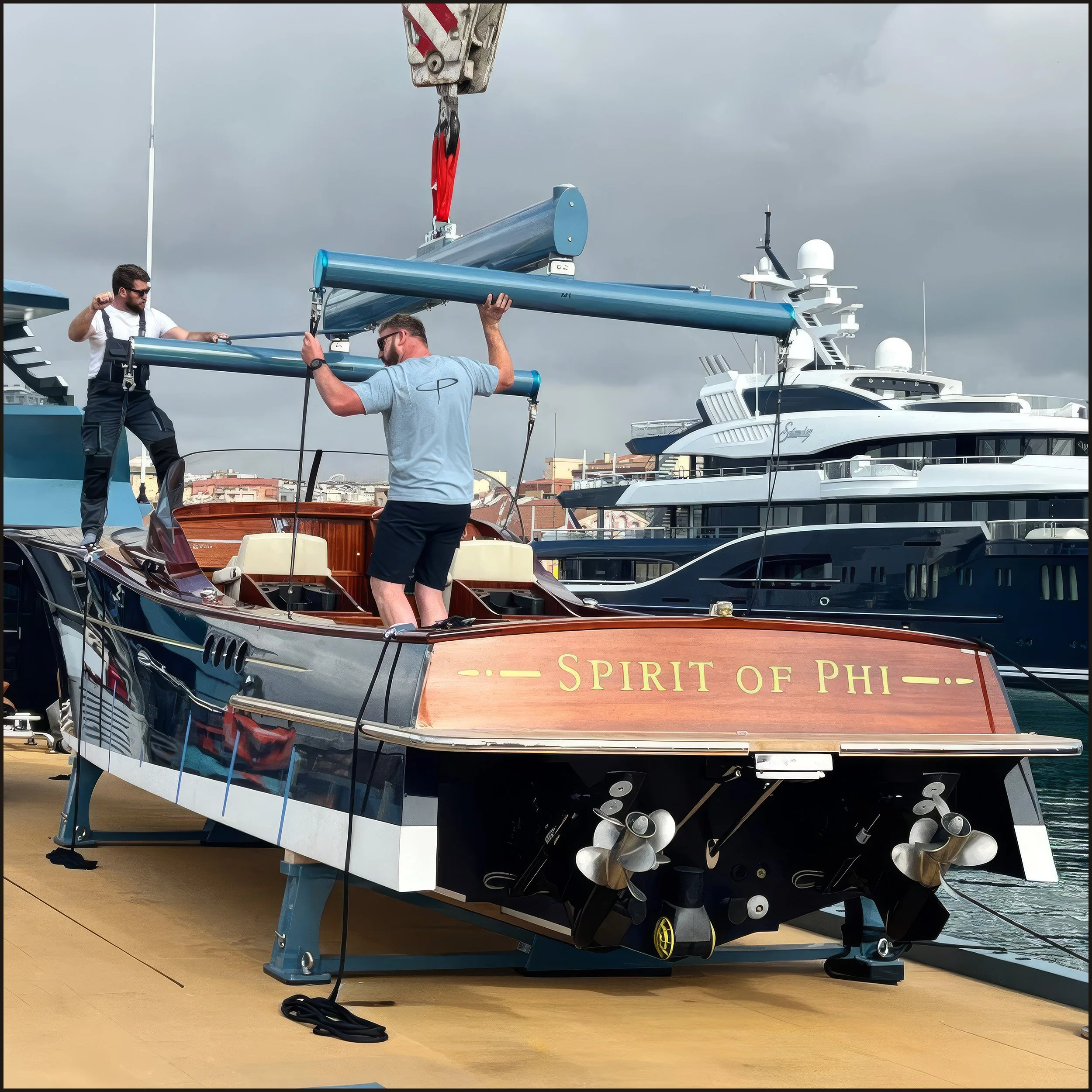 Carbon Fibre Lifting Beam from Bure Marine
