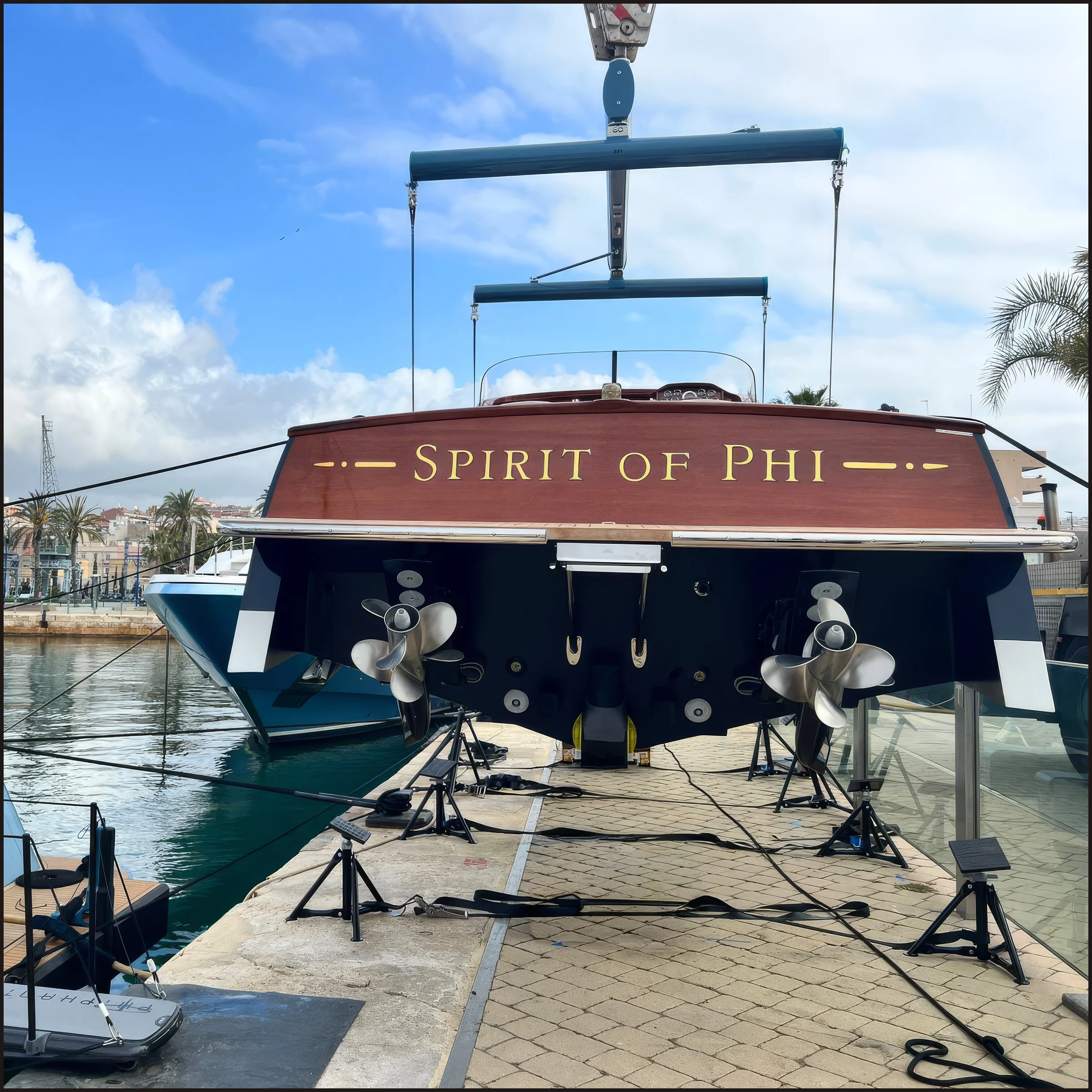 Carbon Fibre Lifting Beam from Bure Marine
