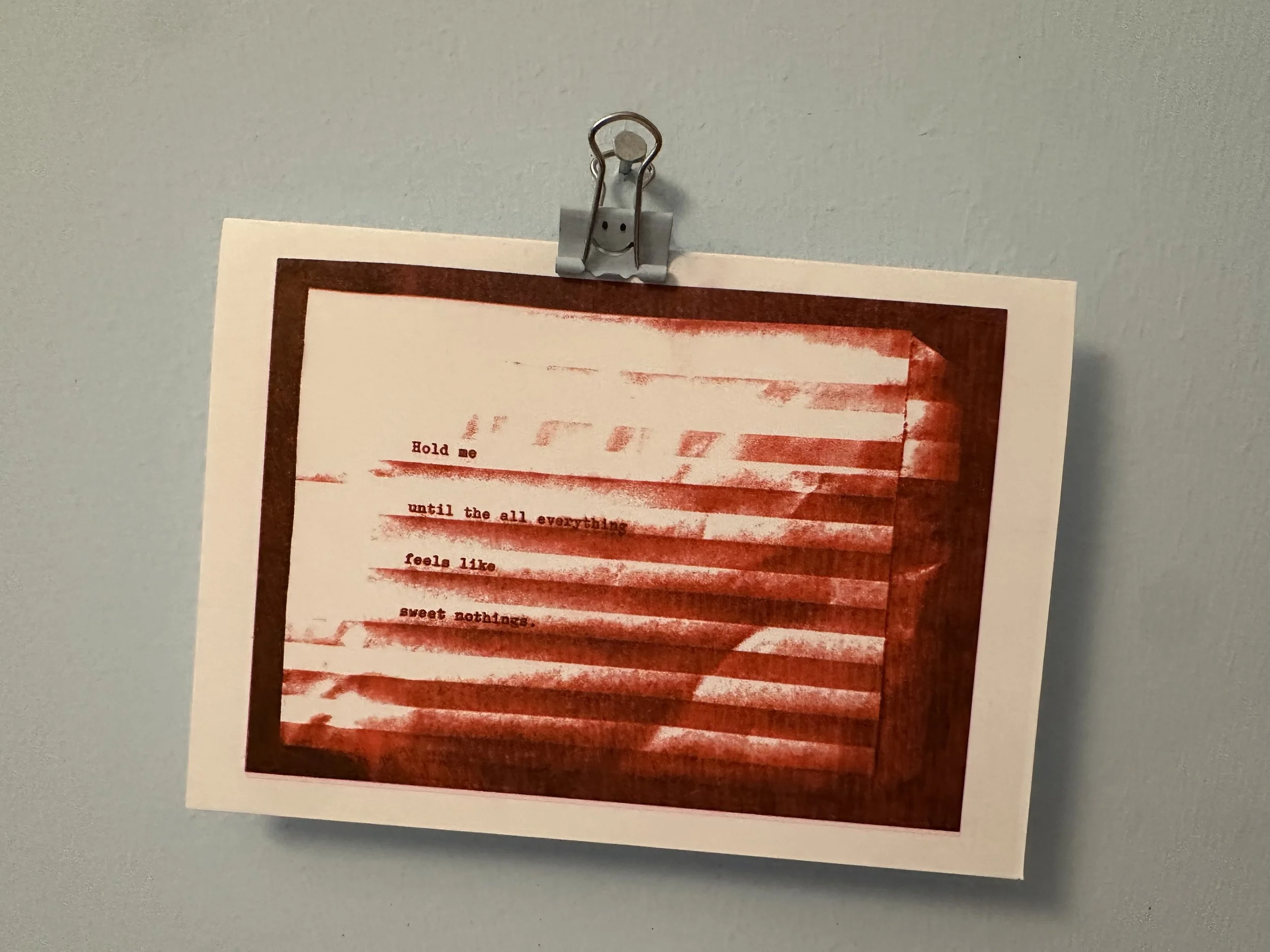 Sweet Nothings - A6 Greetings Card