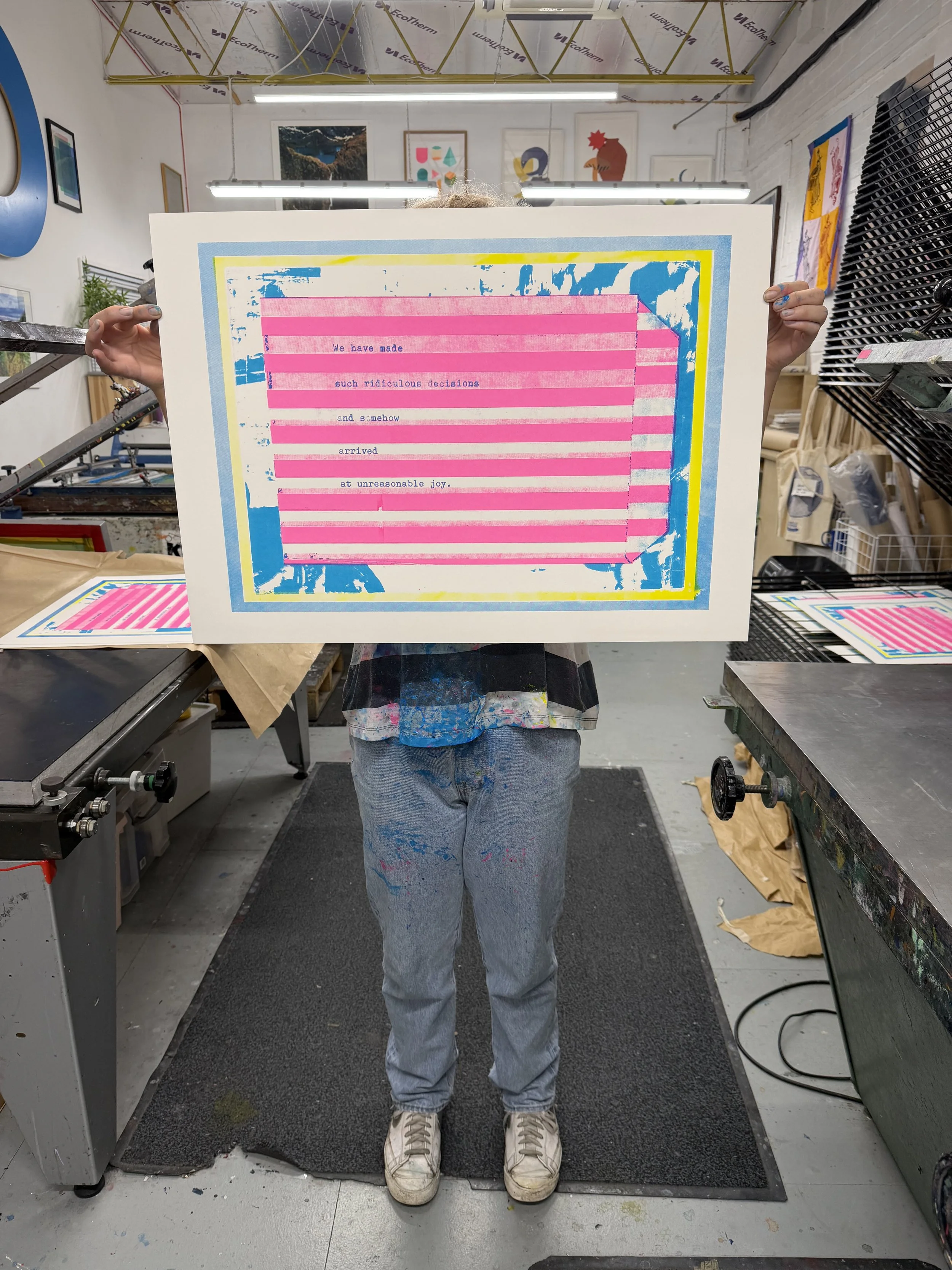 Arrived - 50x70cm Screenprint