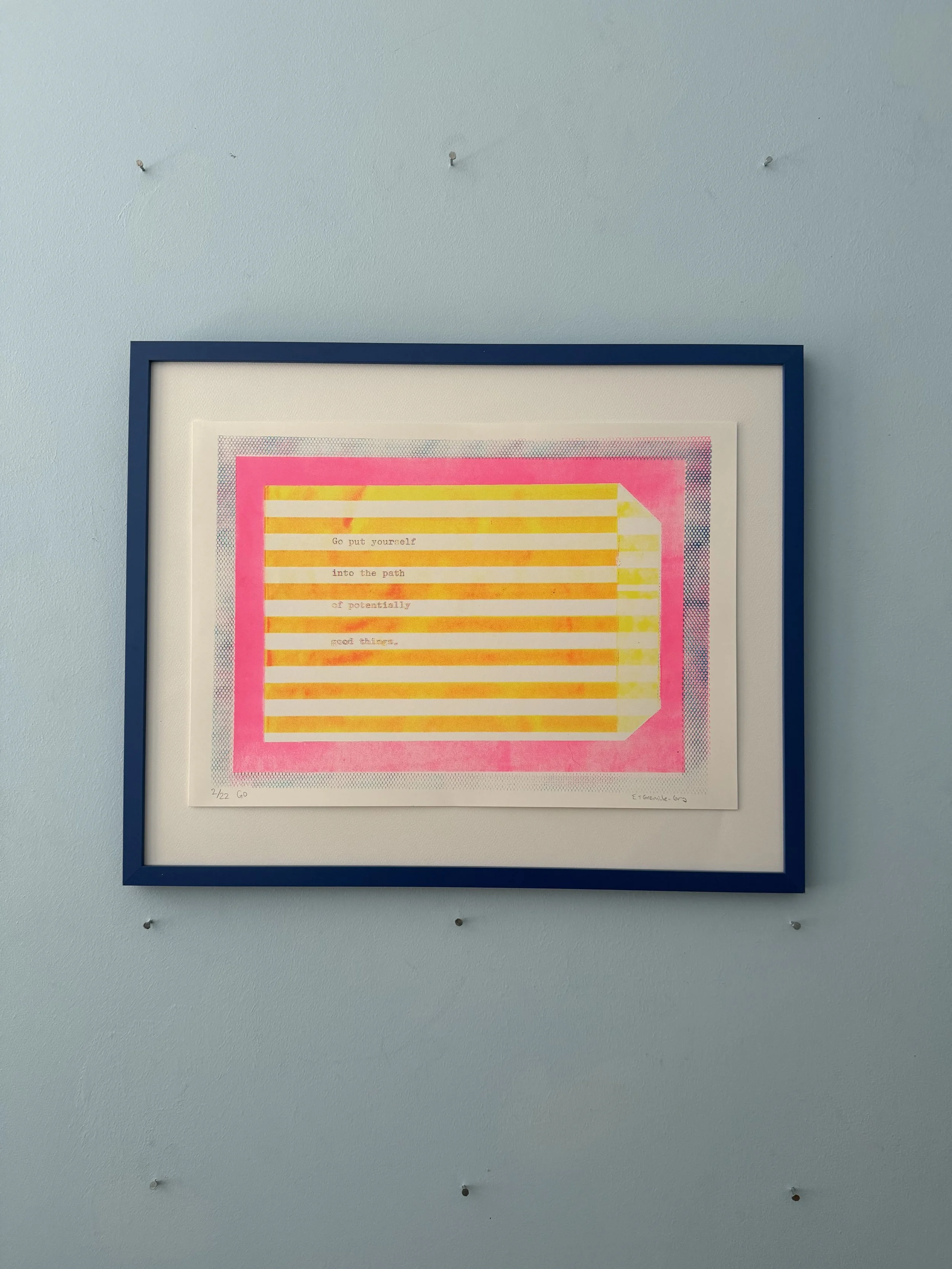 Go - A3 Screenprint