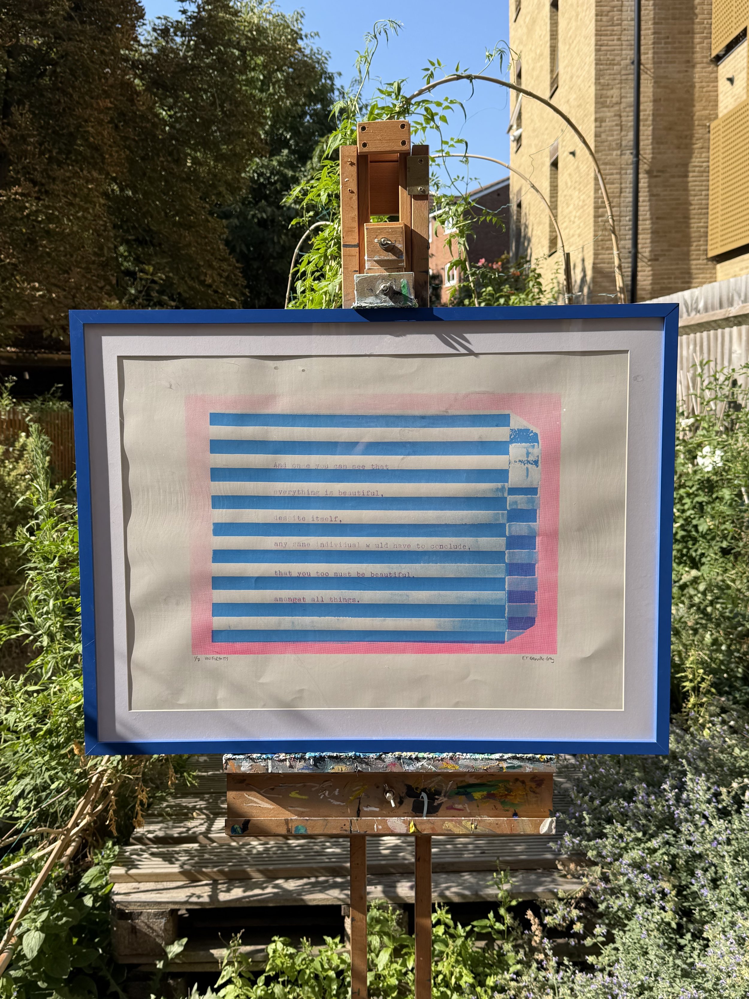 Uniformity - 56x76cm Screenprint