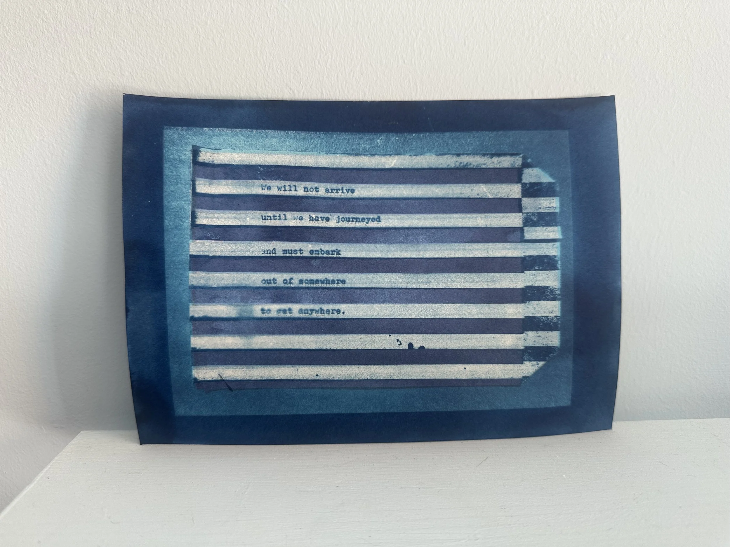 Journey -  Cyanotype