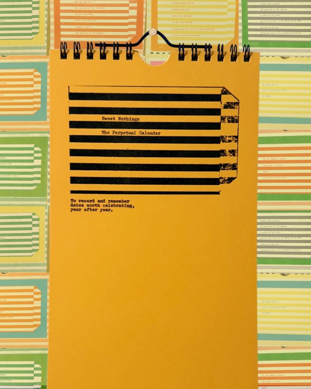 Sweet Nothings: The Perpetual Calendar