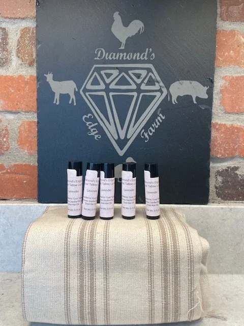 Goat Tallow Lip Balm: Lavender