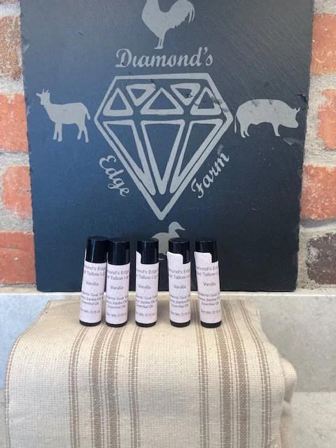 Goat Tallow Lip Balm: Vanilla