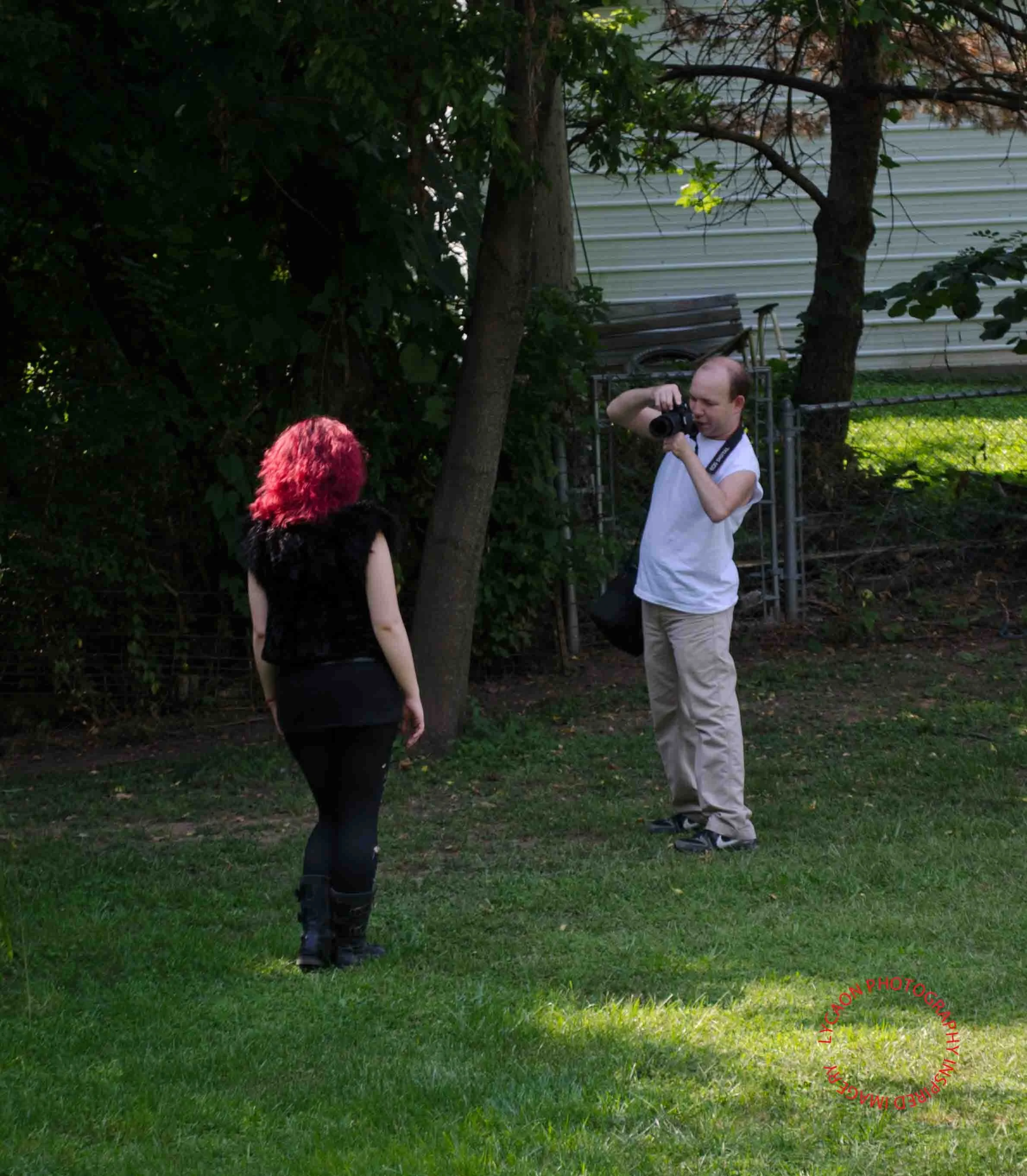 1 Garden Shoot 8-23-13 Behind the scenes 