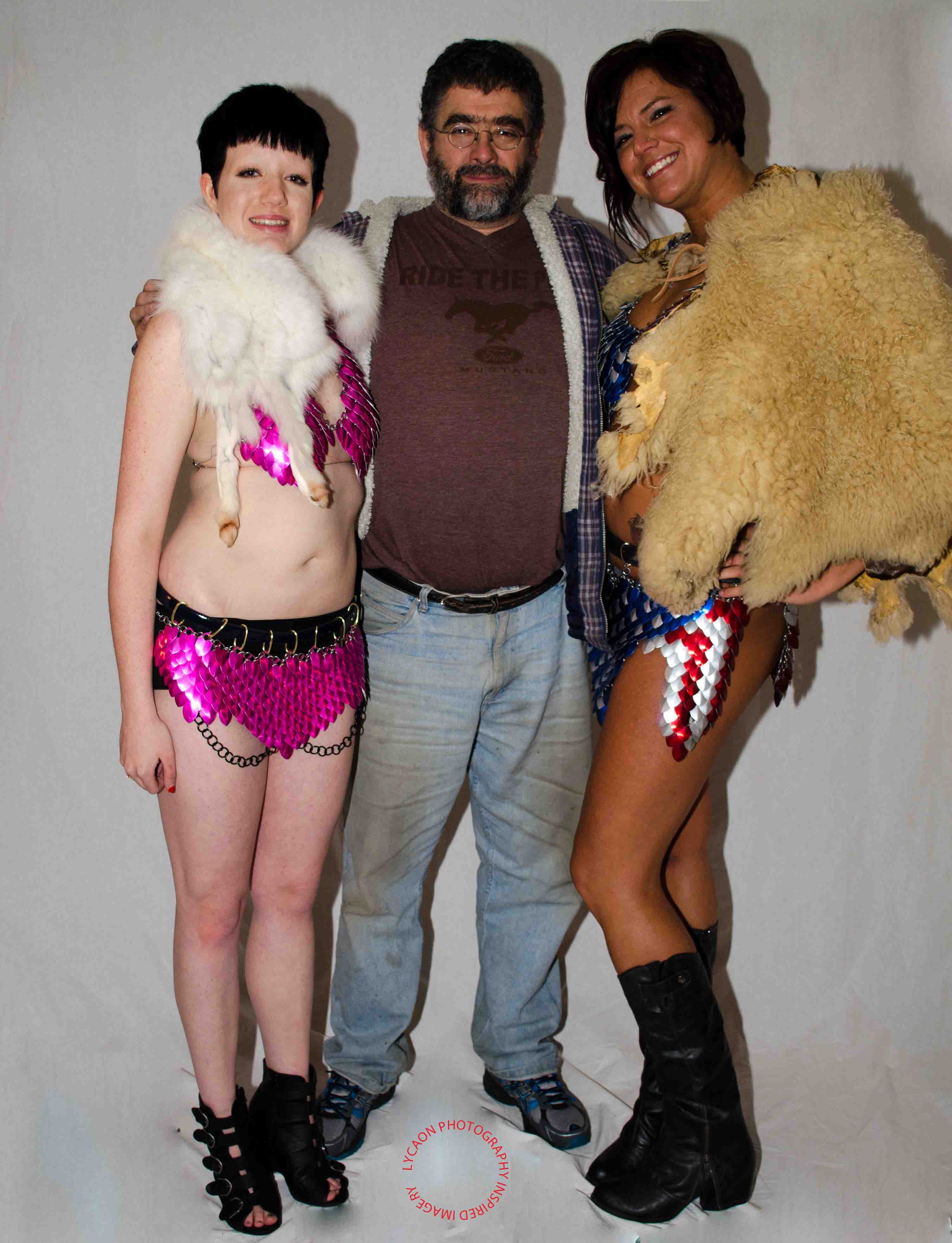20 Behind the Scenes
Models Dana D. and Leigh R.
Outfit The Armorer
