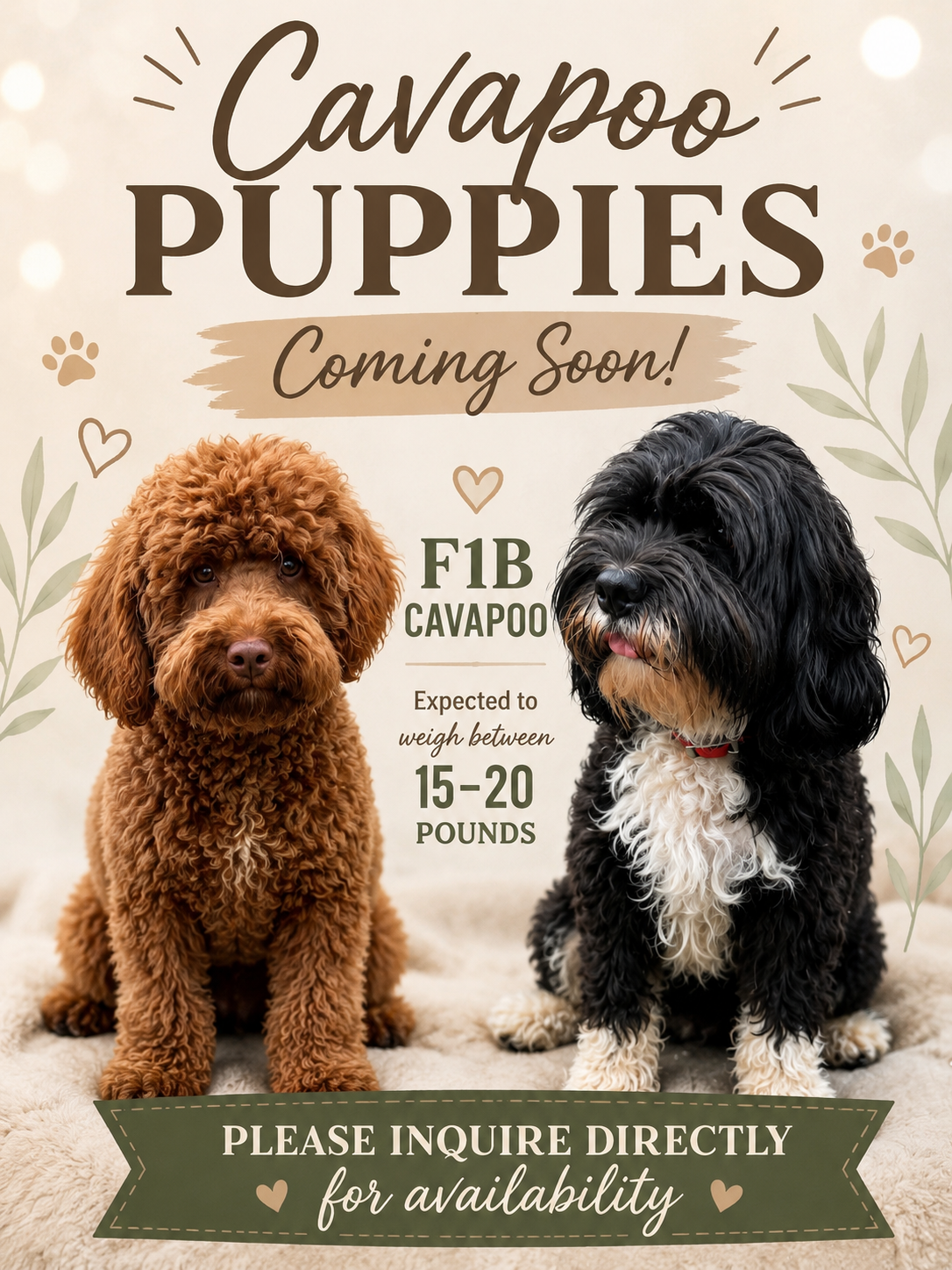 cavapoo puppies for sale Connecticut dog breeder near me  f1b cavapoo puppies new litters 