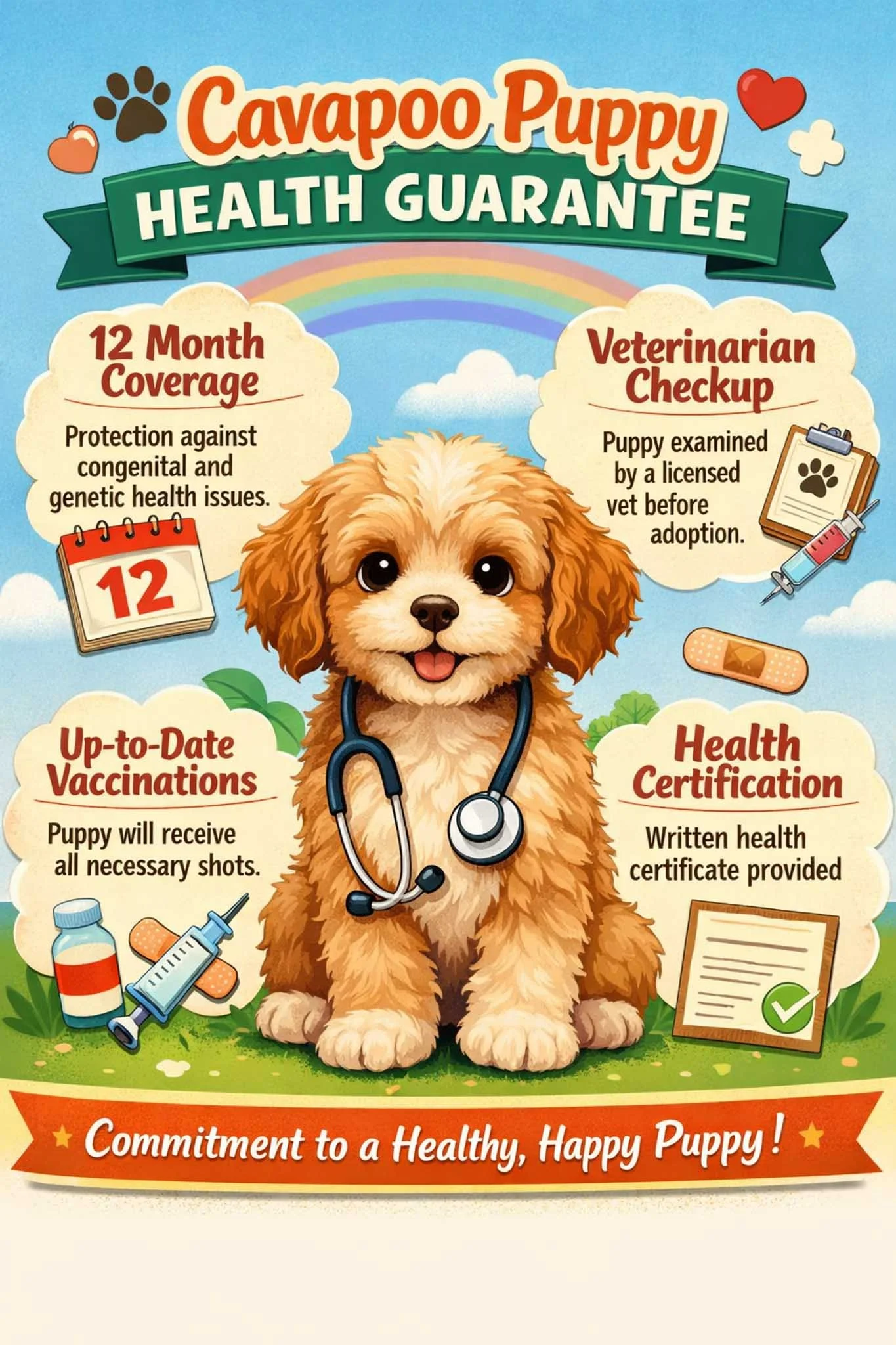 cavapoos health guarenteed poster dog breeder in connecticut near me