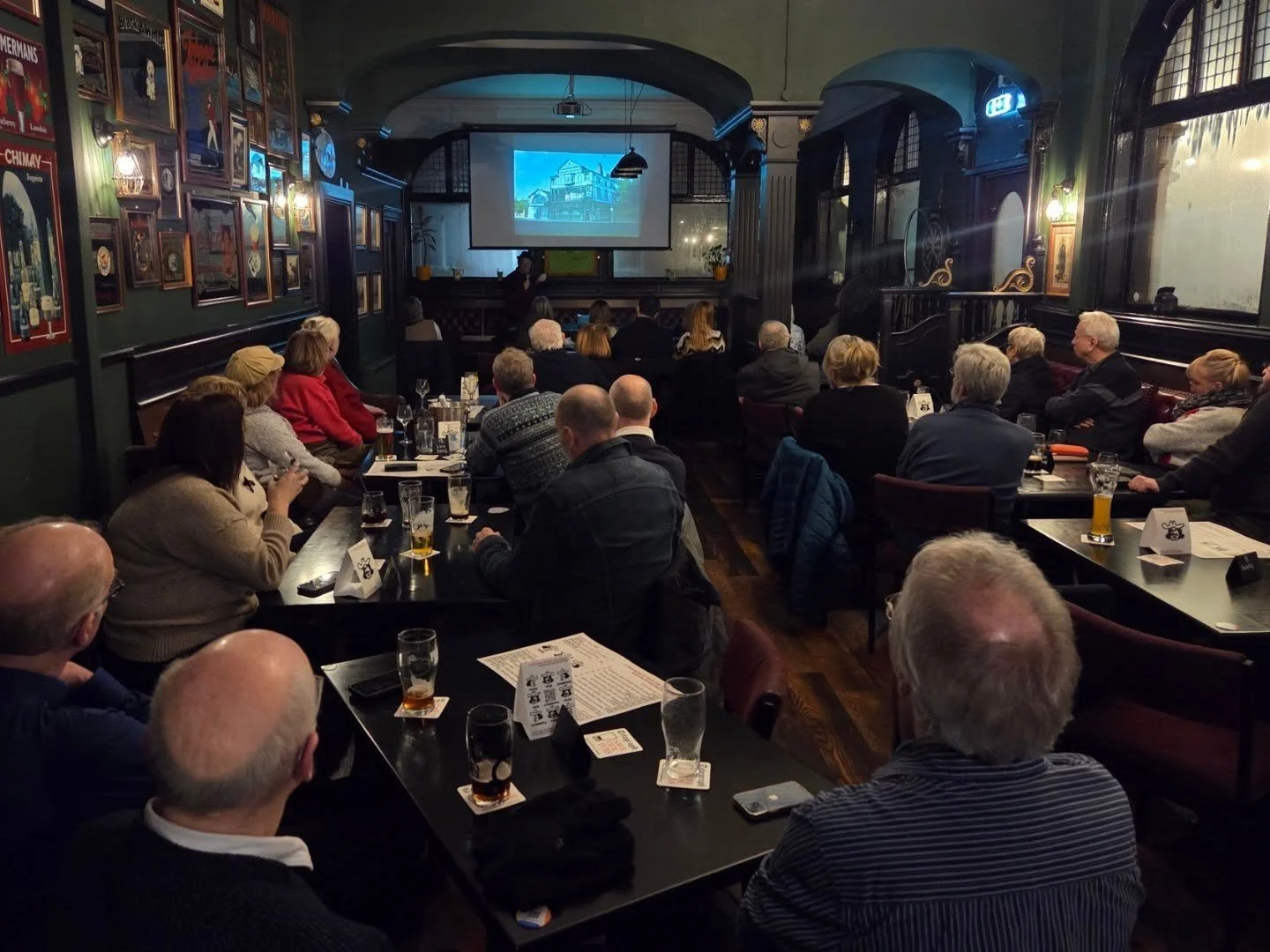 THANK YOU ALL AGAIN FOR COMING to see @hull_tour_guide speak on the History of Hull's Old Town Pubs - what a great evening of local history, beer and Mexican food brought straight to your table. We'll be looking to book in another couple of nights wi