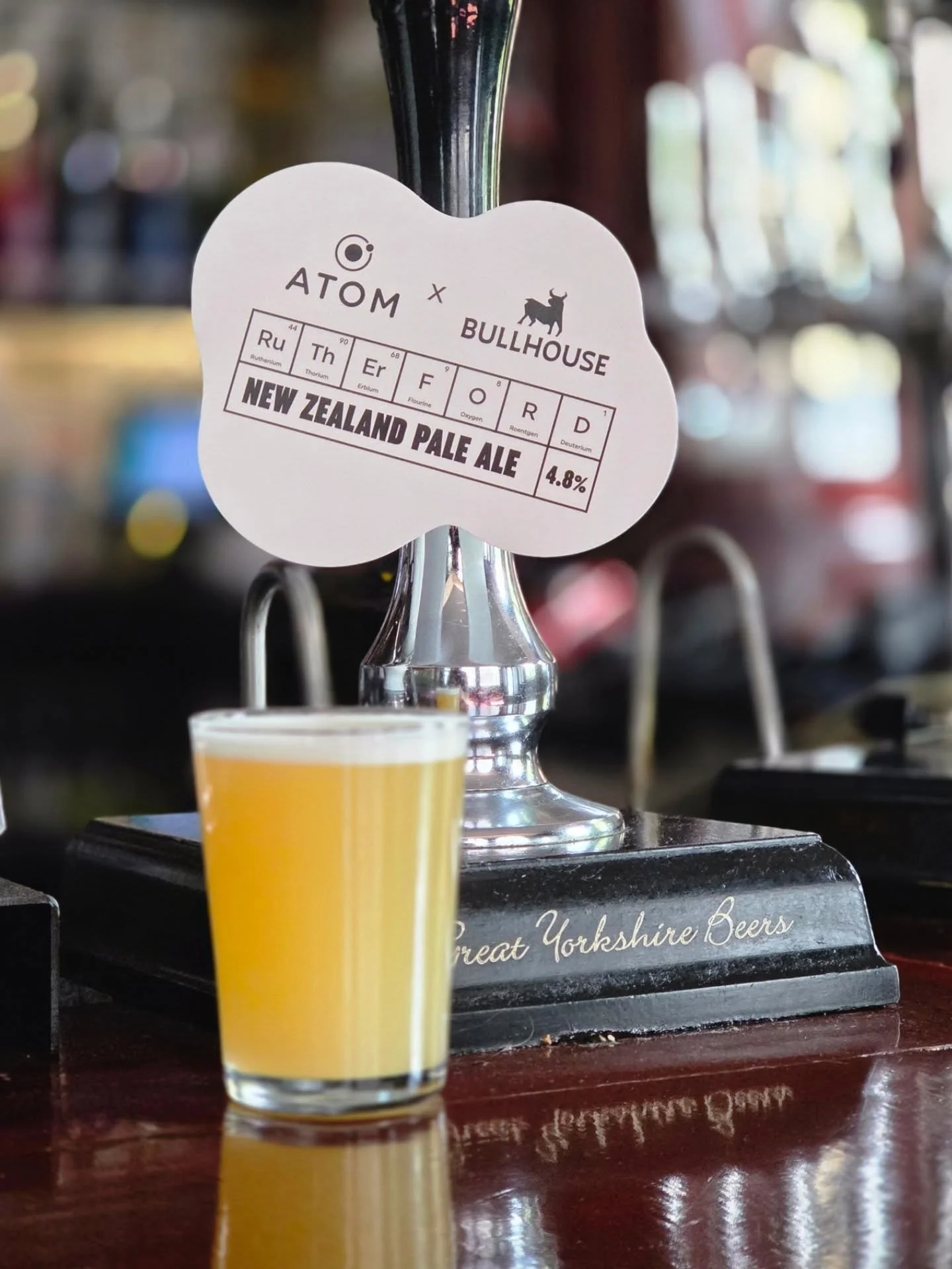 Incredible and super hazy Rutherford on the bar today from Atom x Bullhouse - open today from midday through till 11pm