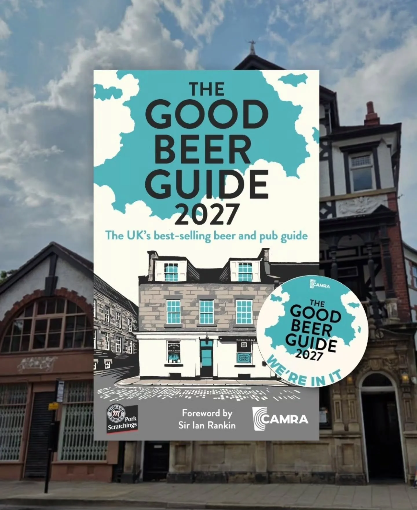 WE'RE IN IT! CAMRA's Good Beer Guide 2027 is out now 😎 and available to purchase online! Wahoo!