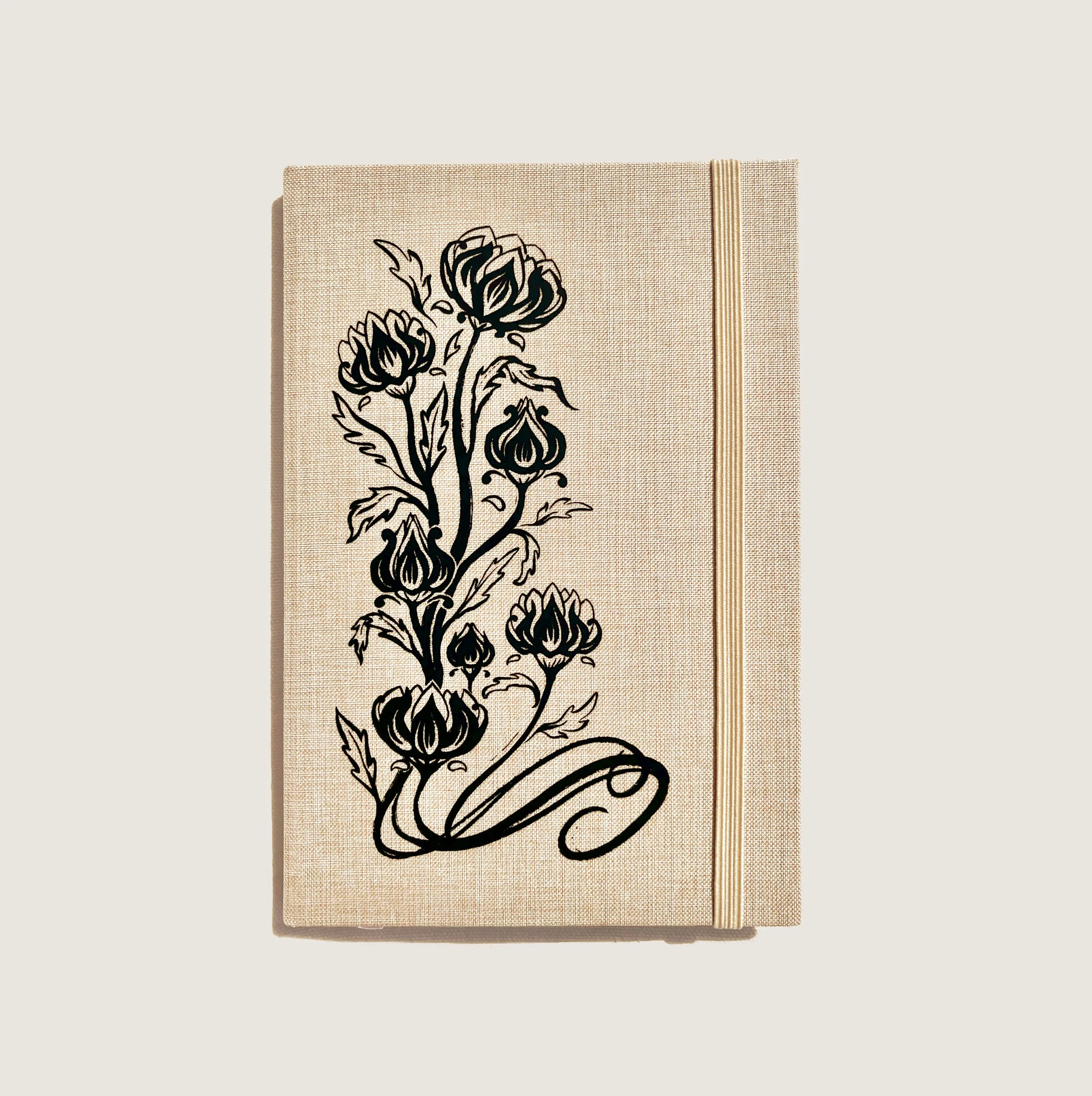 Floral Hardcover Journal