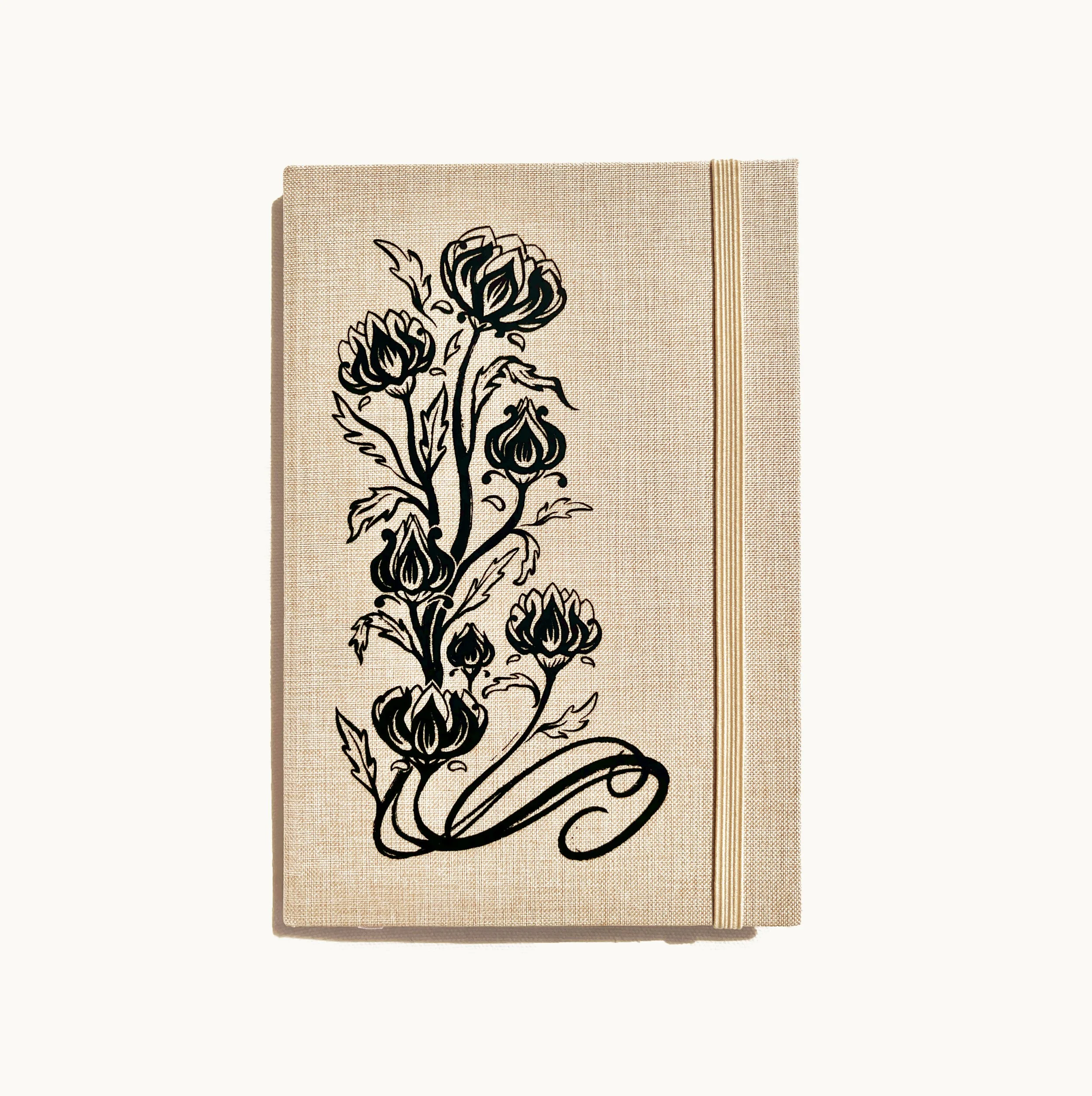 Floral Hardcover Journal