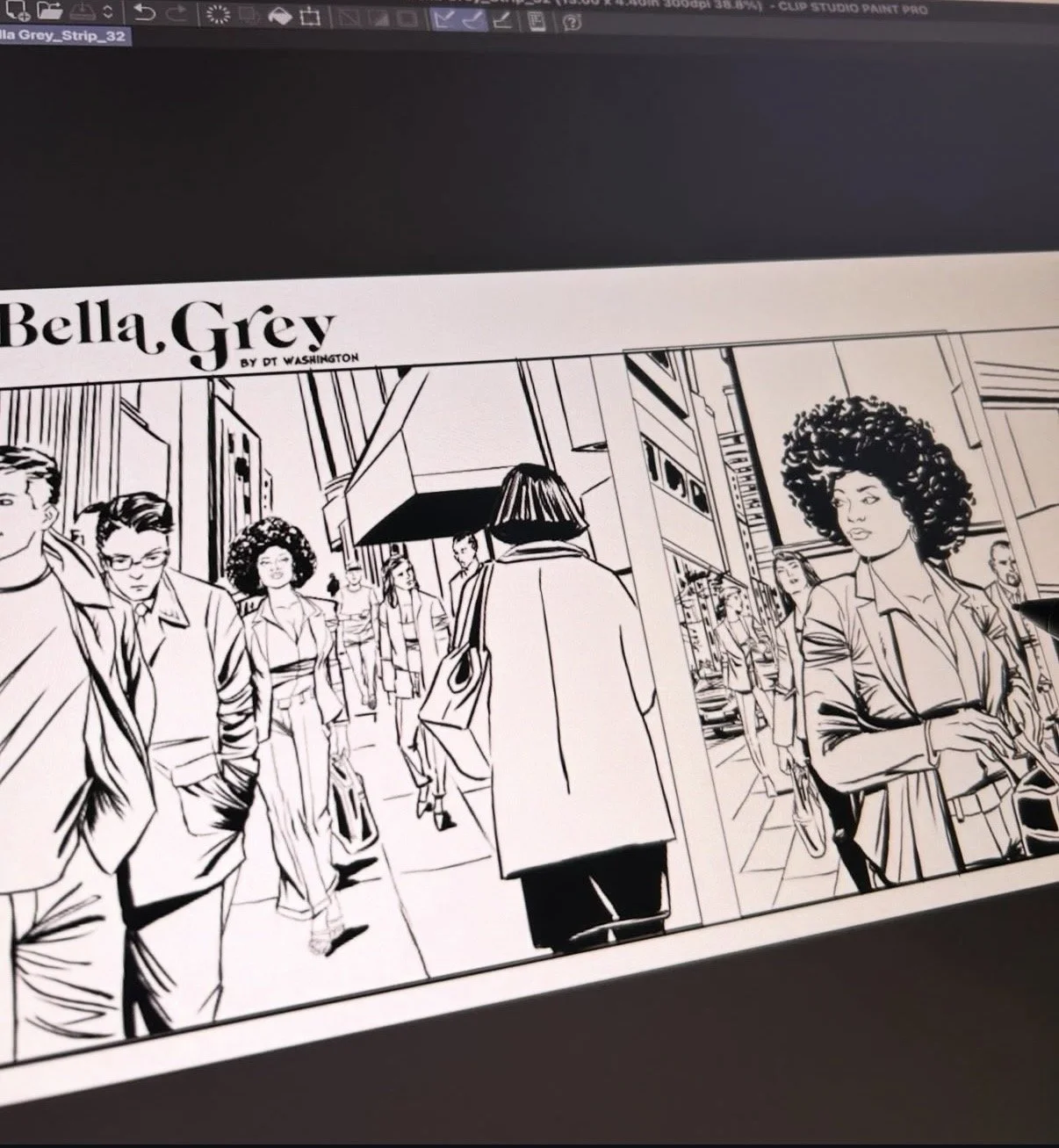 Bella Grey Comic strip behind the scenes