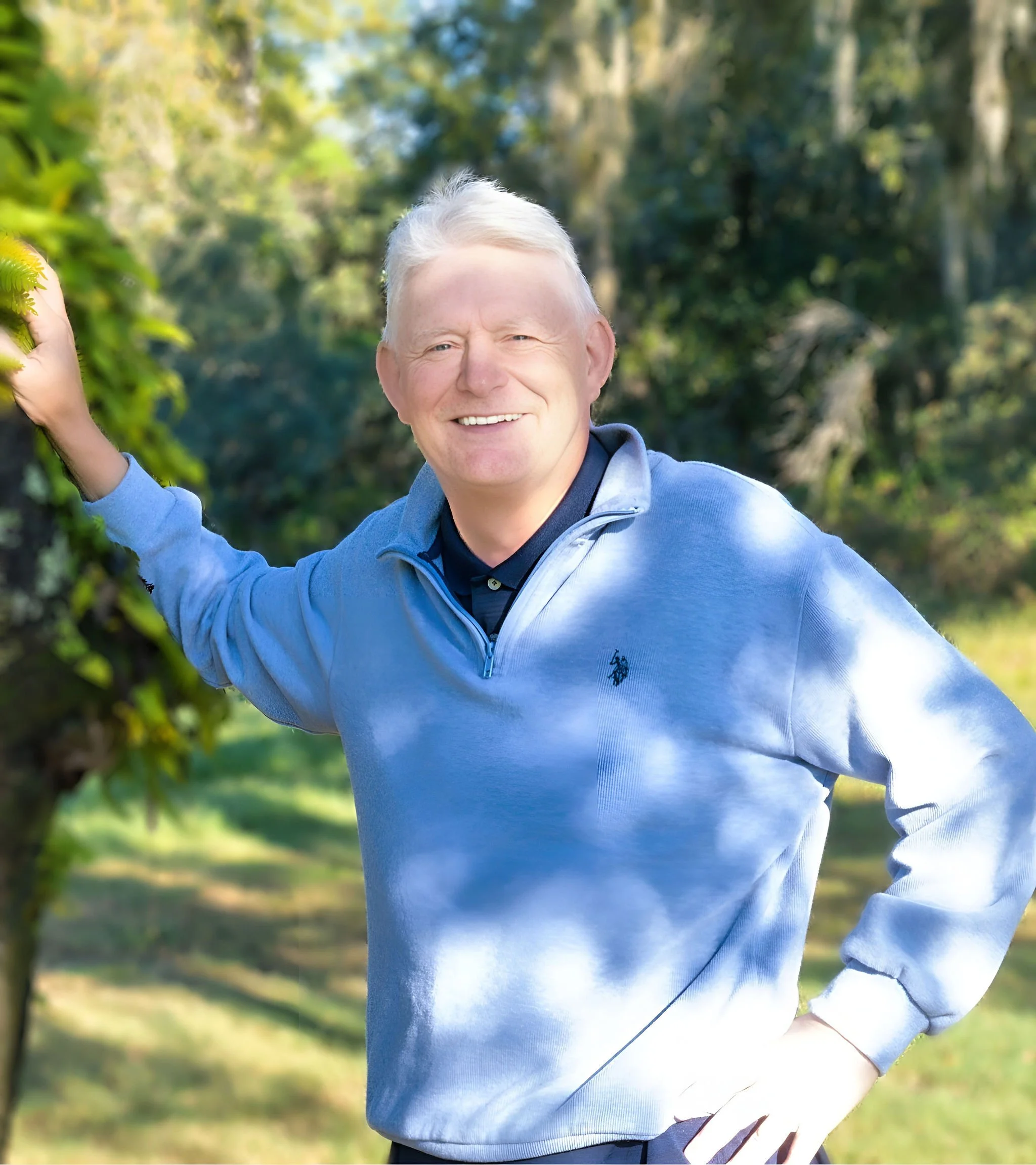 David Collins smiling and welcoming people to Citrus County.