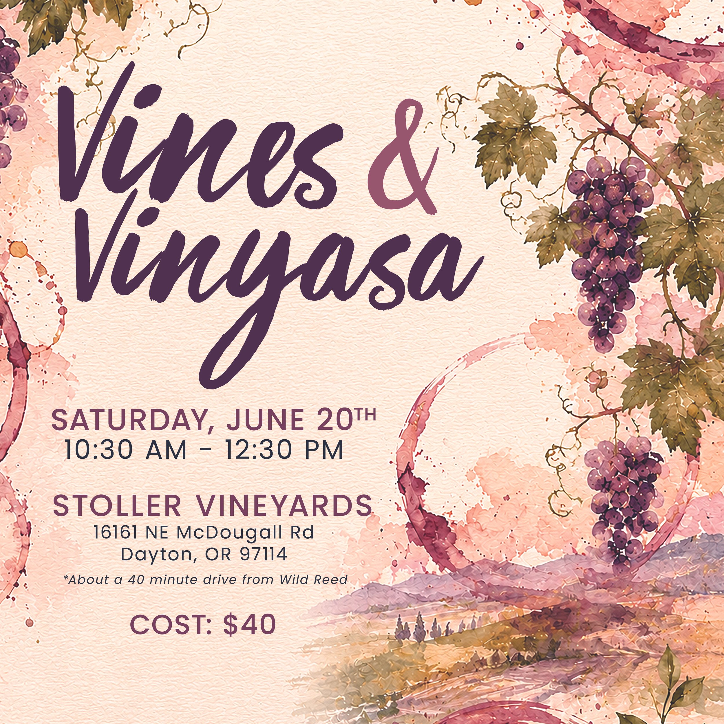Vines & Vinyasa @ Stoller Wines