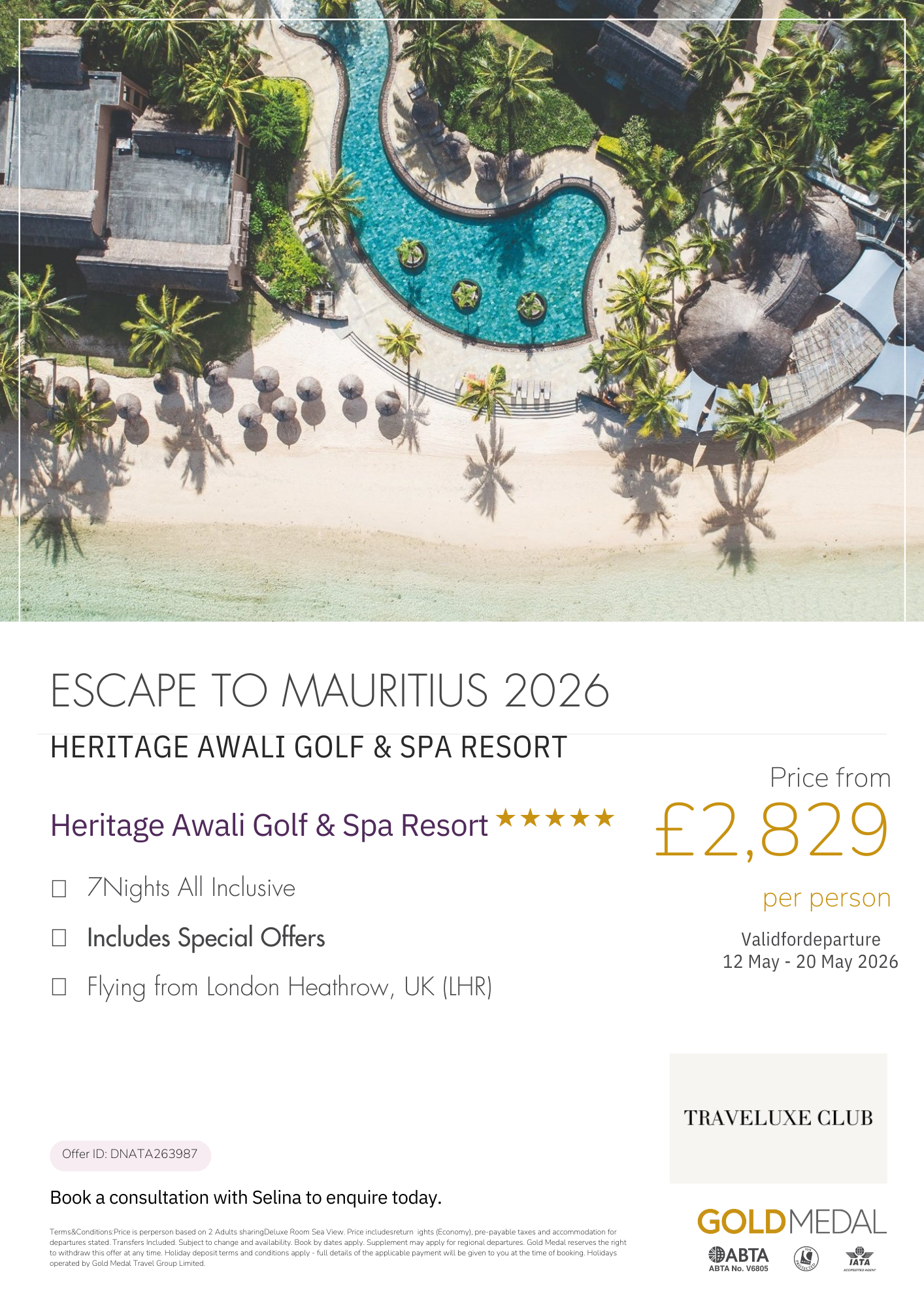 Heritage Awali Golf and Spa Resort Mauritius luxury all inclusive hotel
