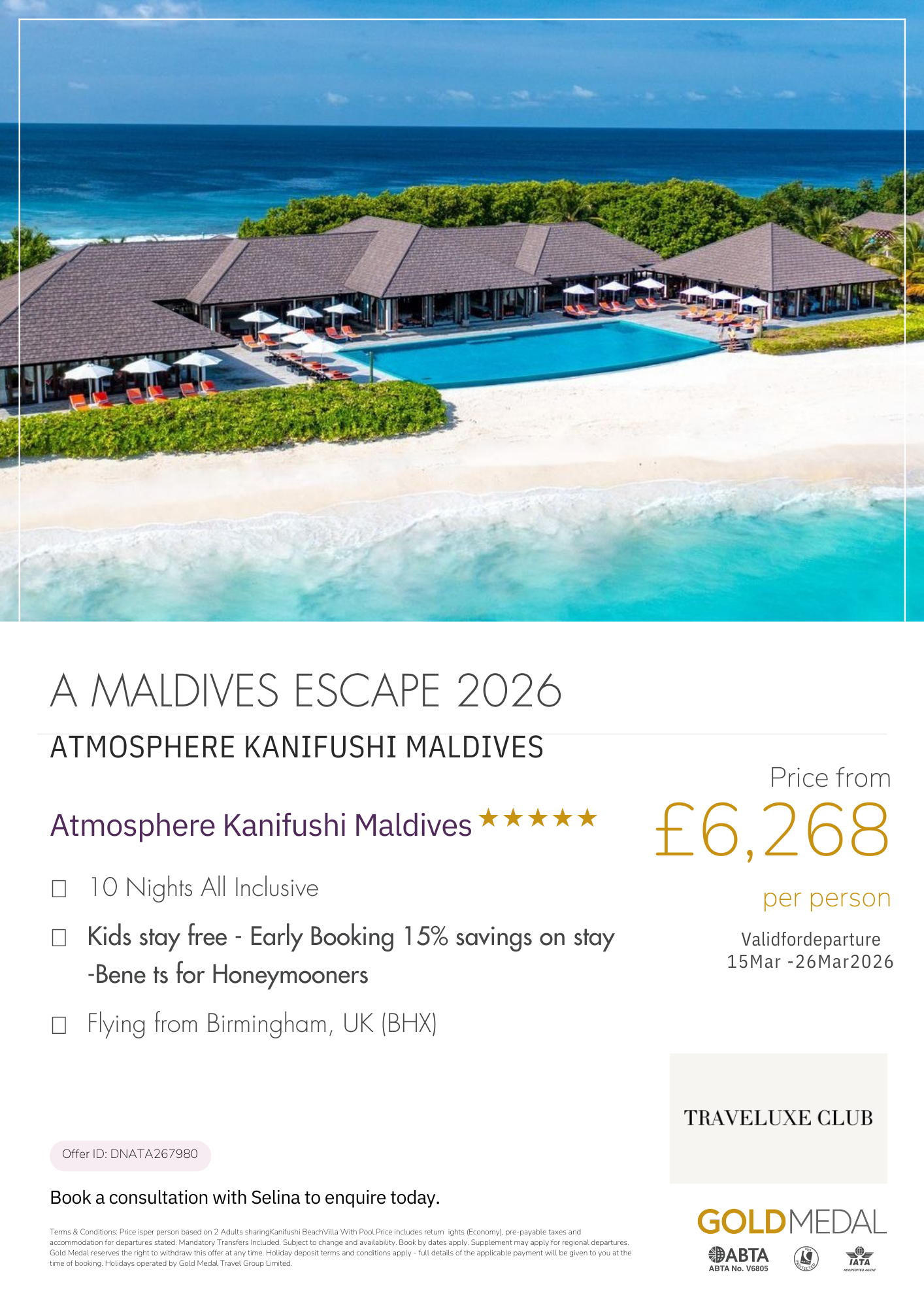 Atmosphere Kanifushi Maldives luxury all inclusive beach resort