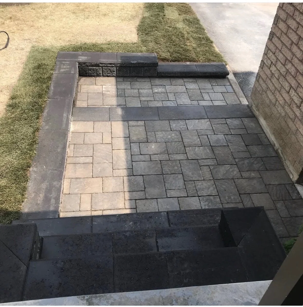 Retaining wall built in Frisco, TX